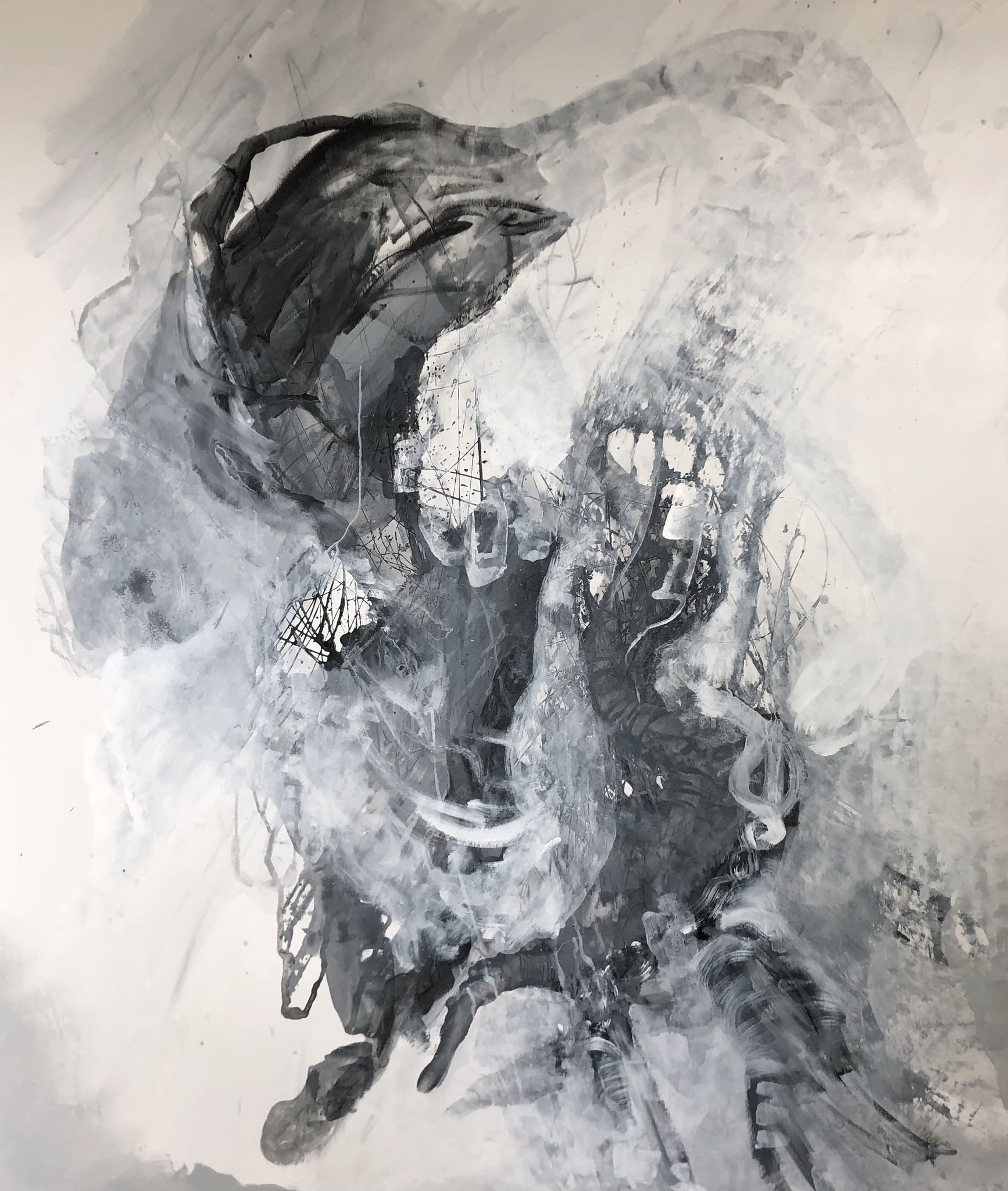MT auf Leinen/mixed media on canvas/200x165cm