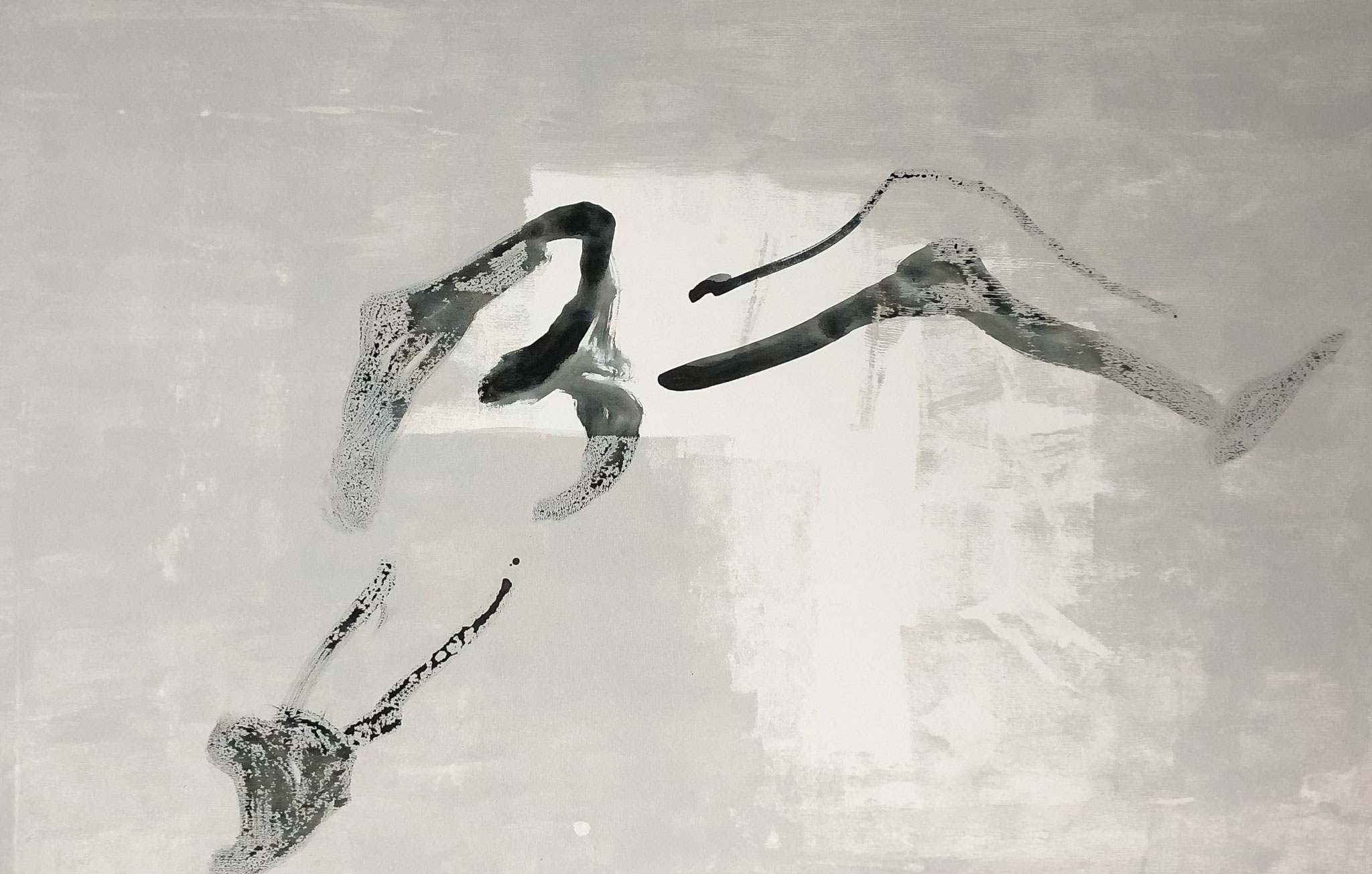 MT auf Leinen/mixed media on canvas/100x150cm