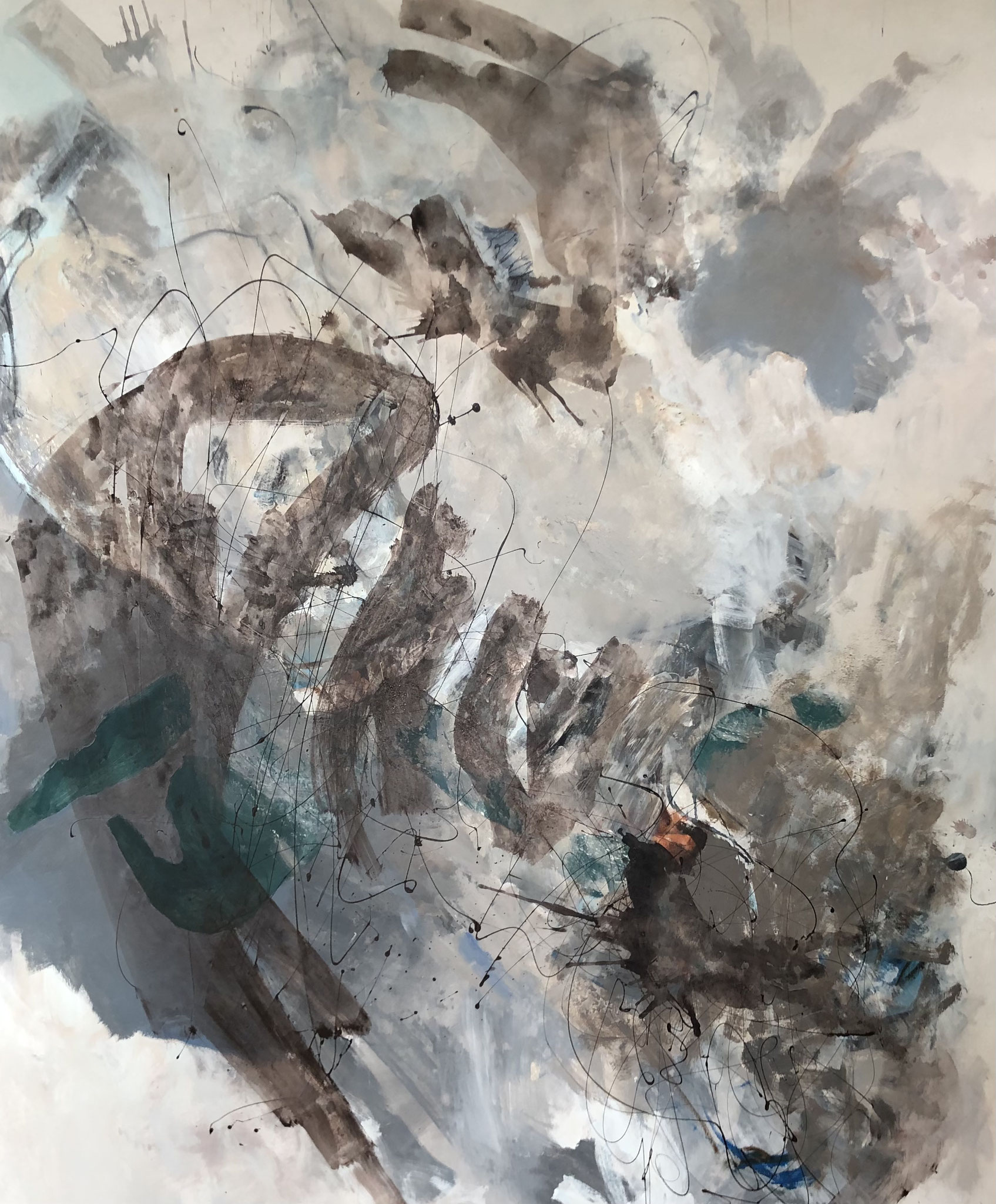 MT auf Leinen/mixed media on canvas/200x165cm