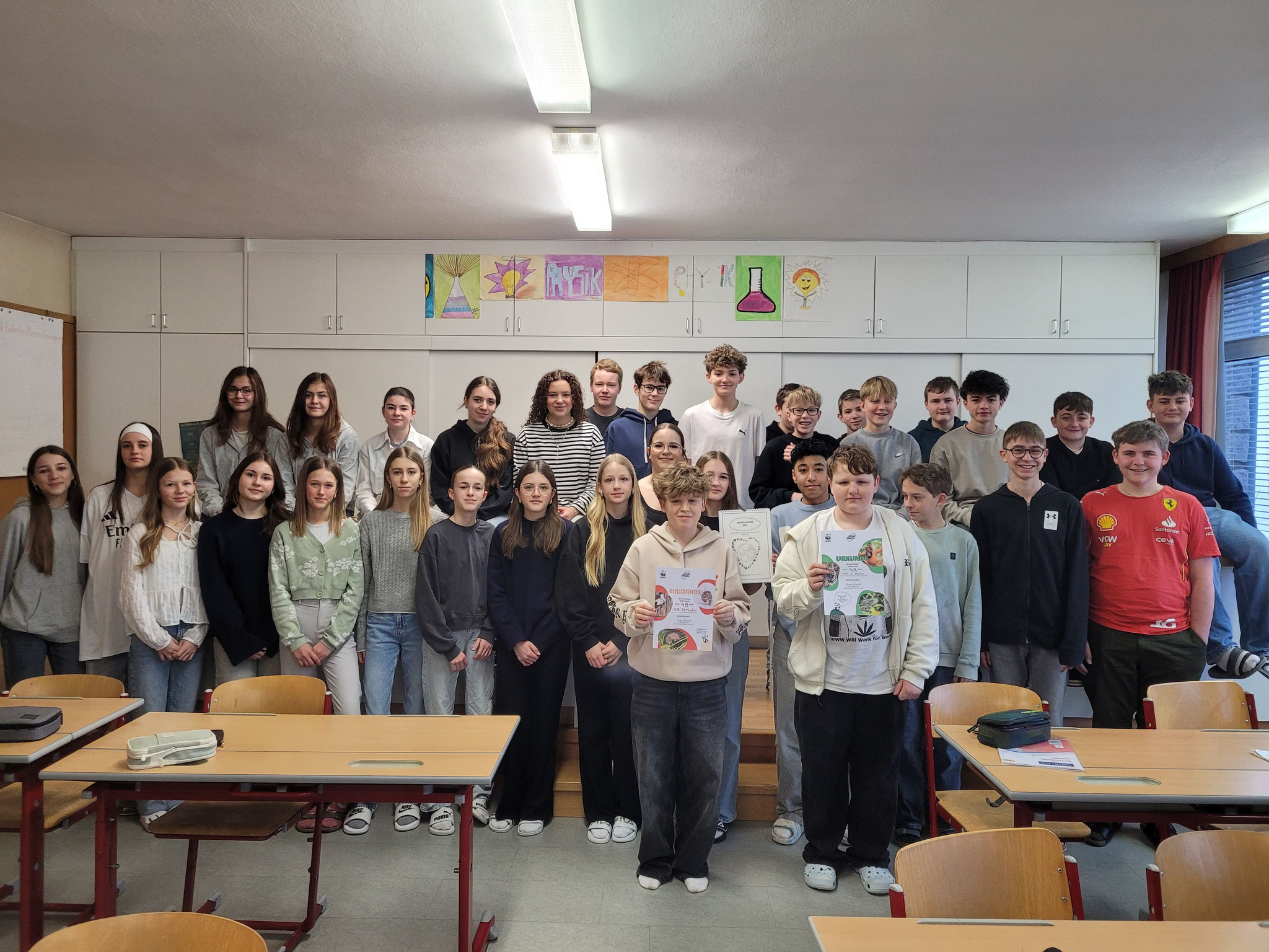 4. Klassen: Soziales Engagement für WWF