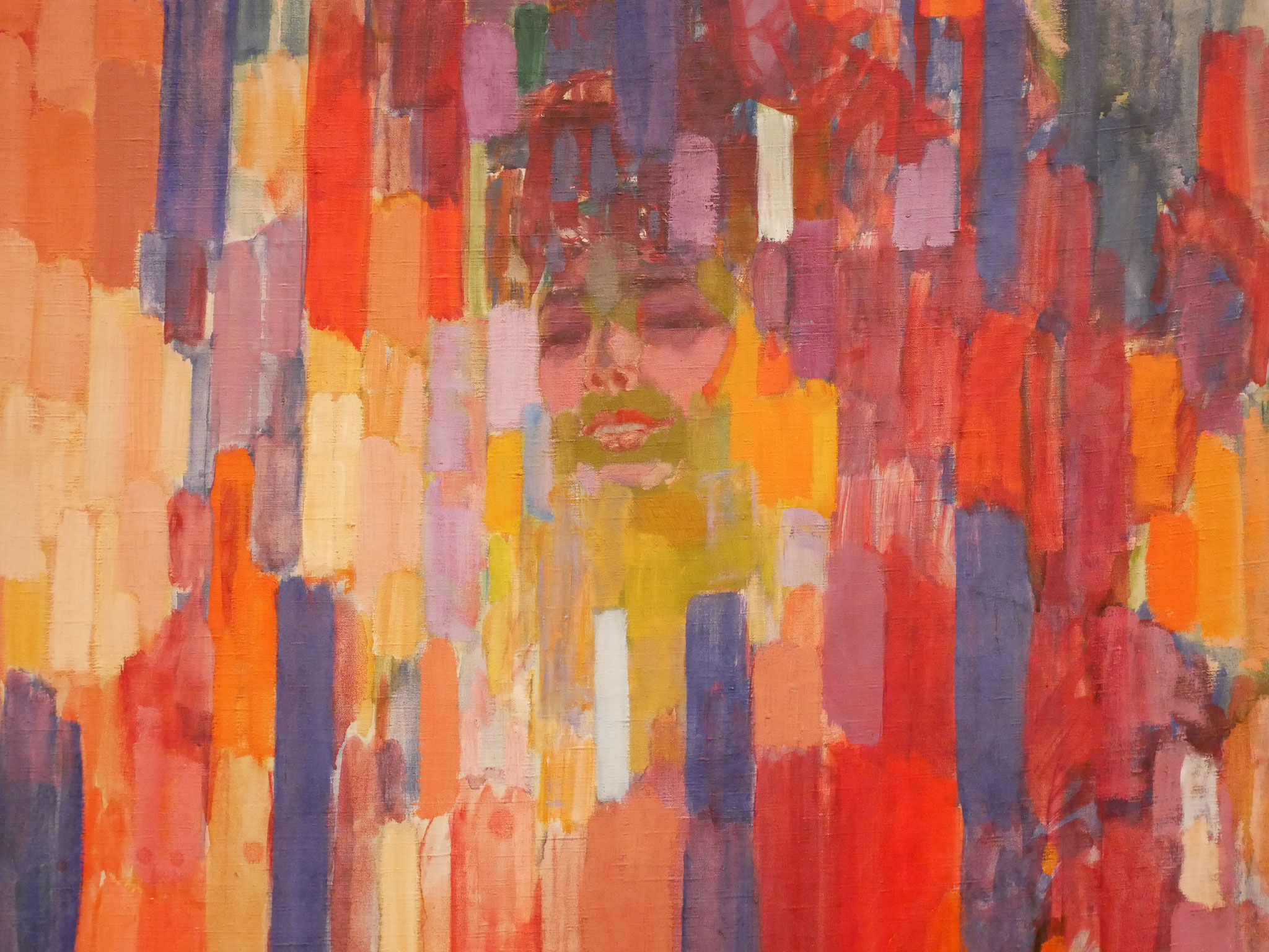 František Kupka, Mme Kupka among Verticals, 1910-11 On view