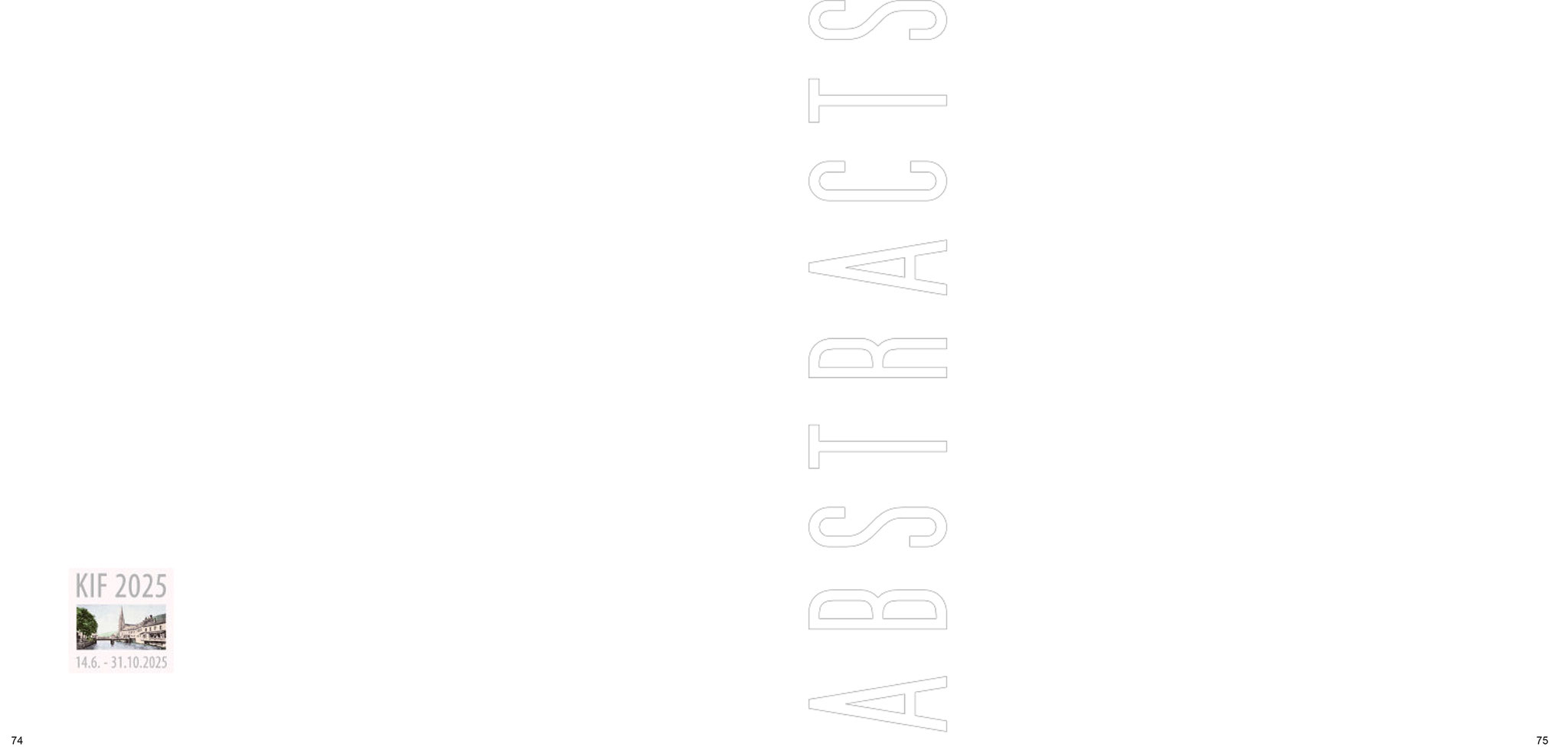 KIF 25 ABSTRACTS