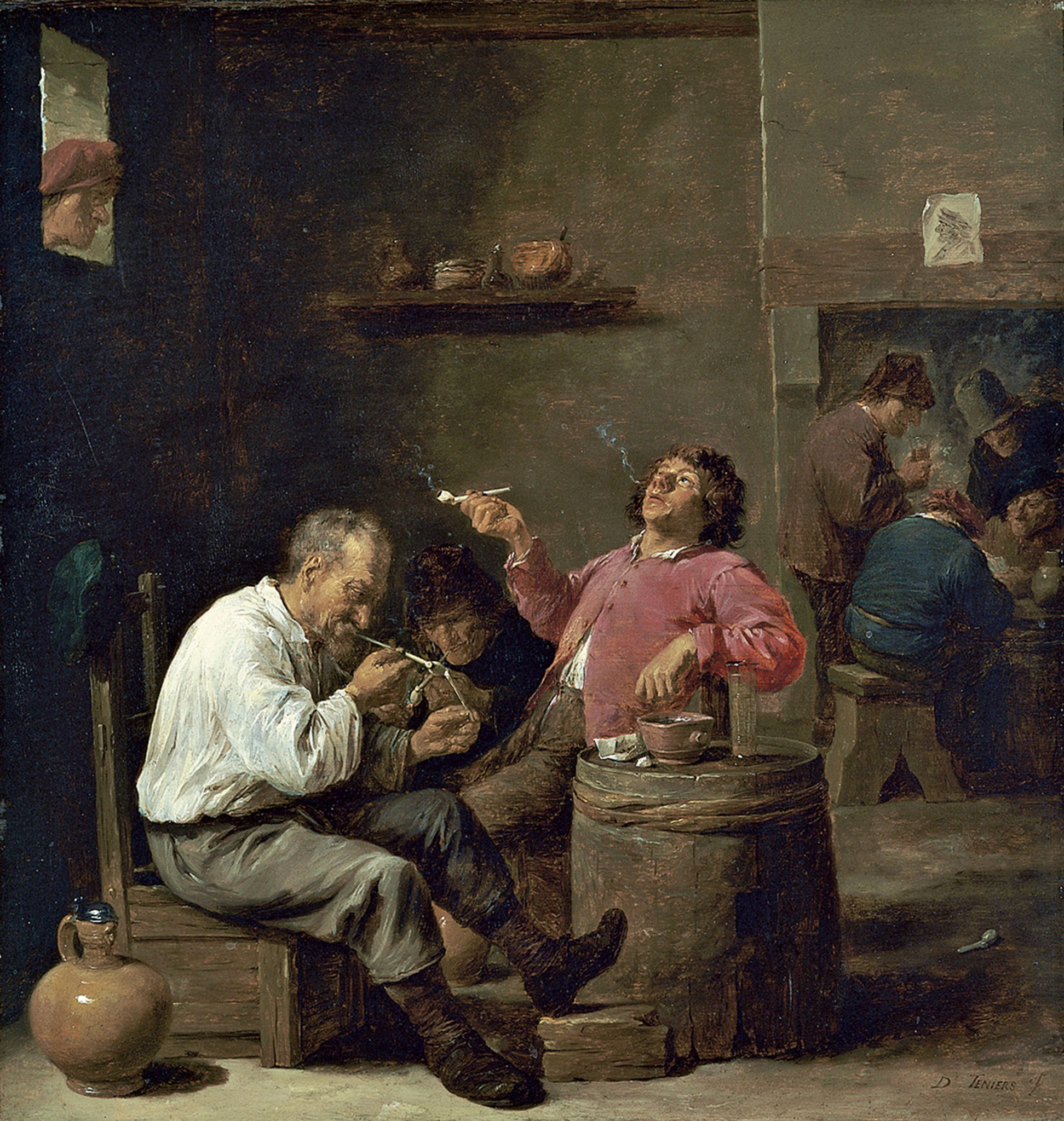 Lebensart um 1610 Die Raucher (D. Teniers)