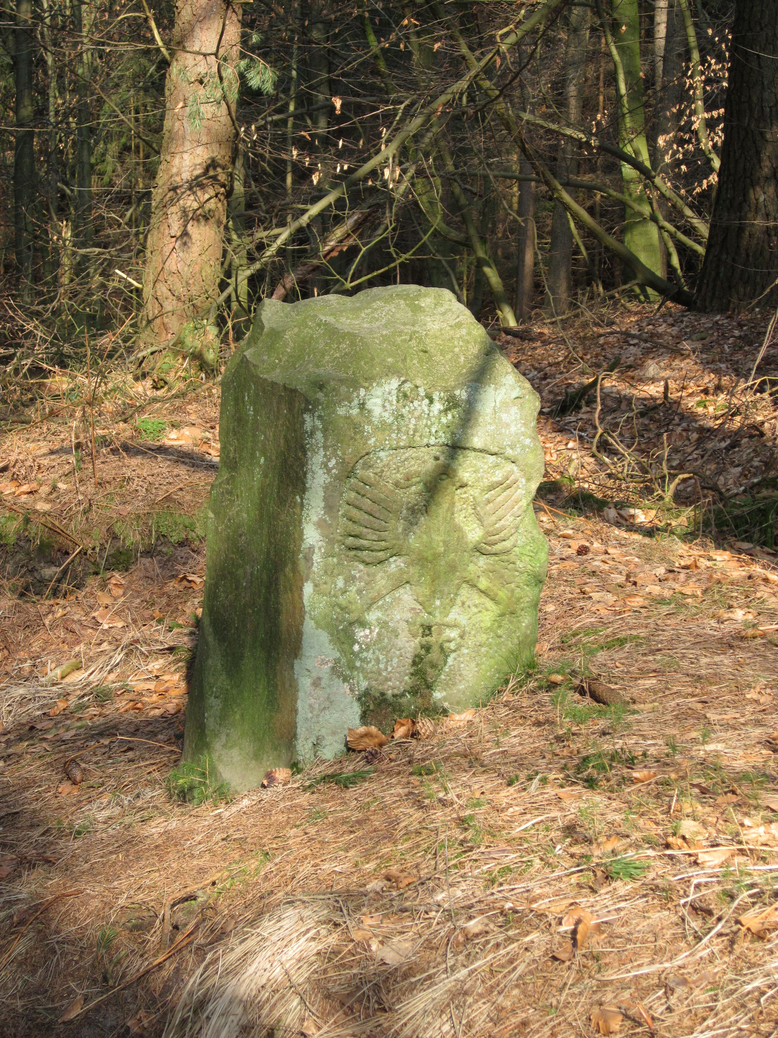 Adlerstein am Landgraben in Hauset