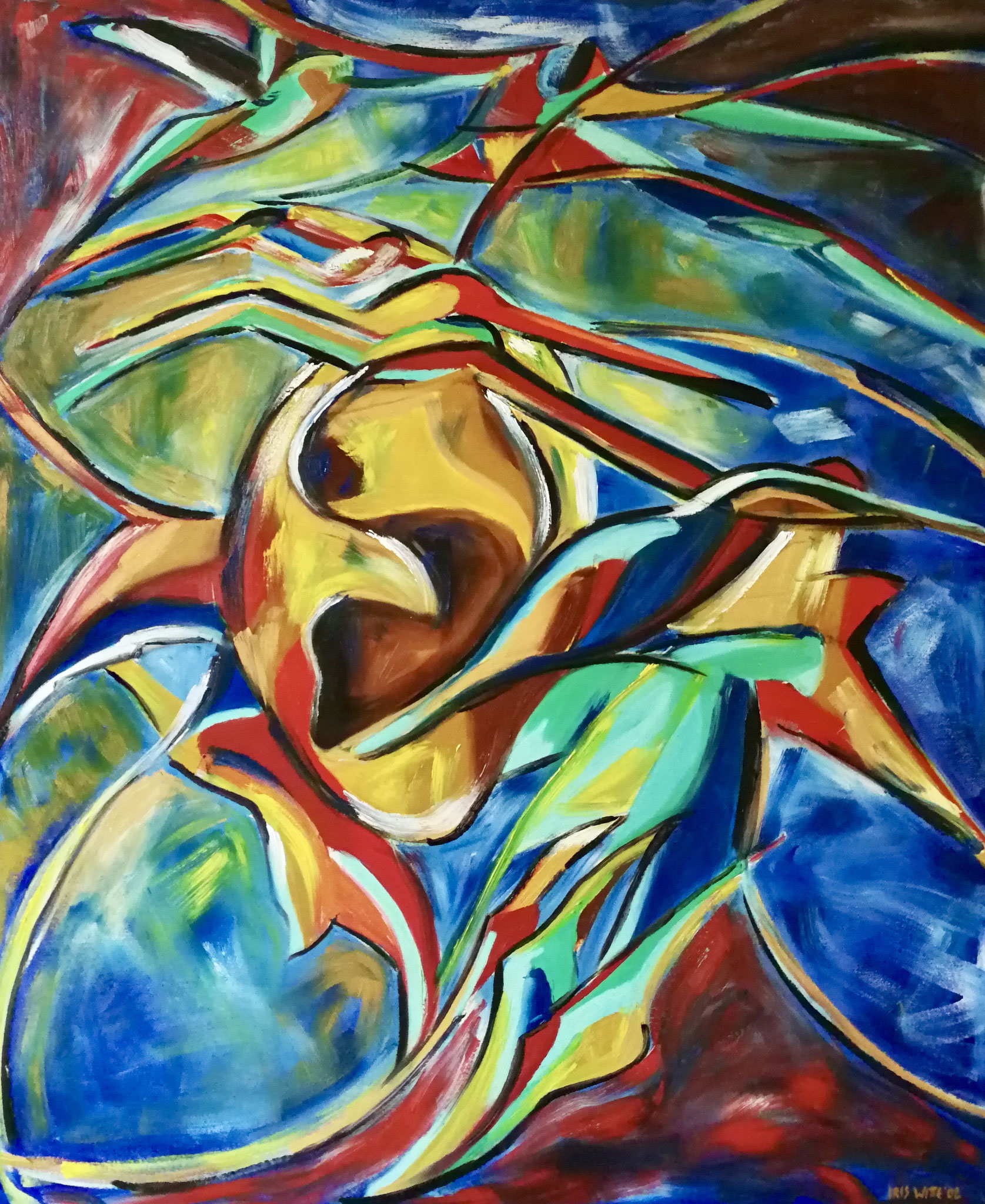 Nada Brahma, 100x120cm, Ölfarbe auf Leinwand, 2002