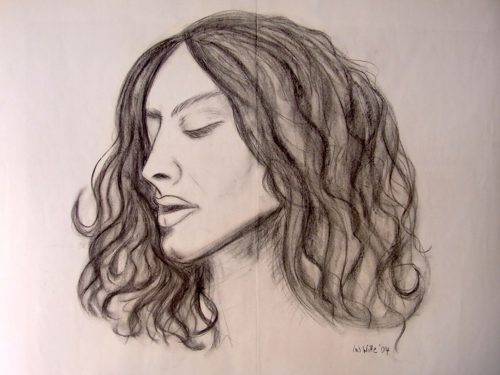 Im Moment, 60x80cm, Bleistift 
