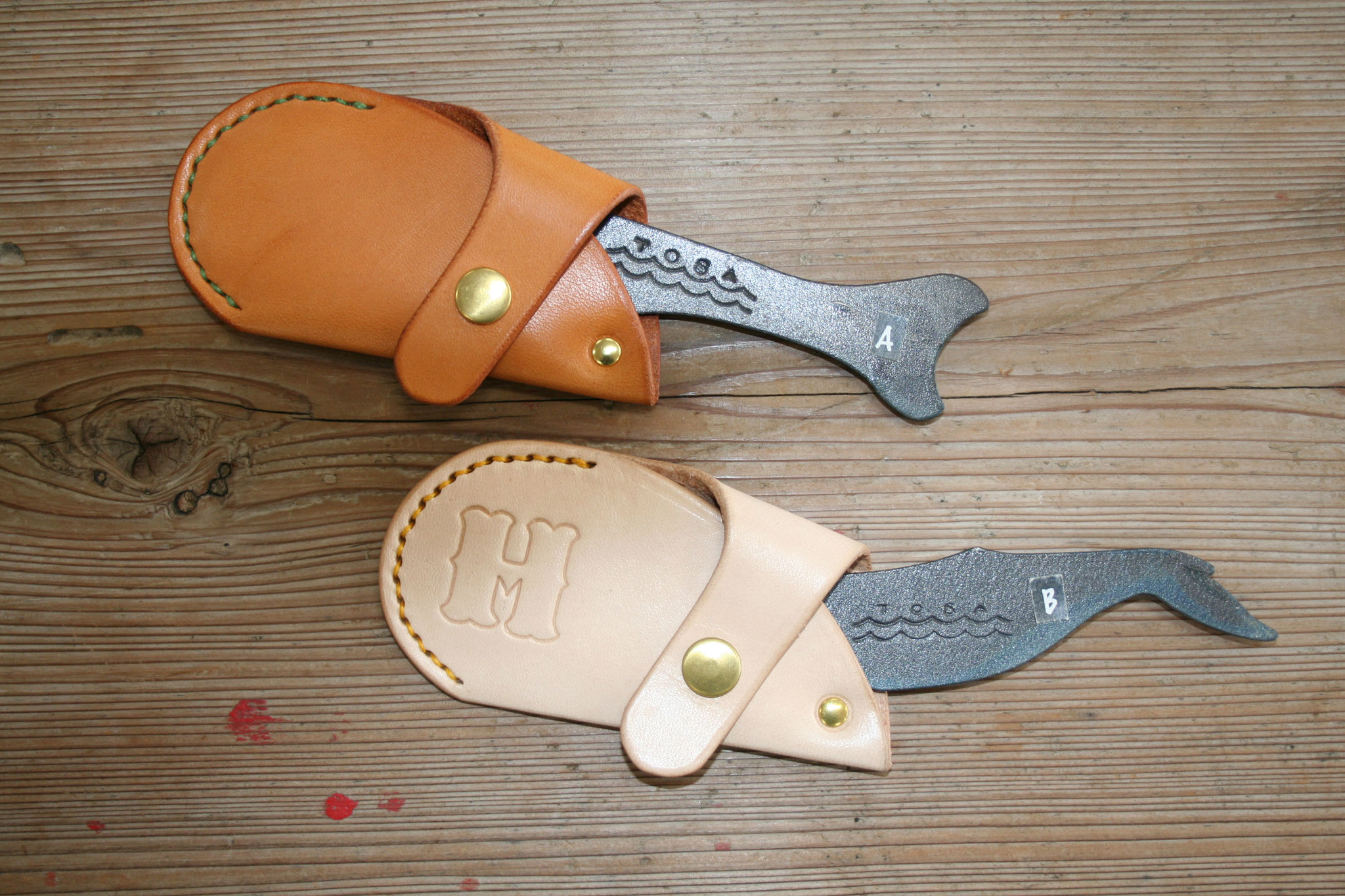 クジラナイフシース Leather Craft Y S クジラナイフシース Leather Craft Y S