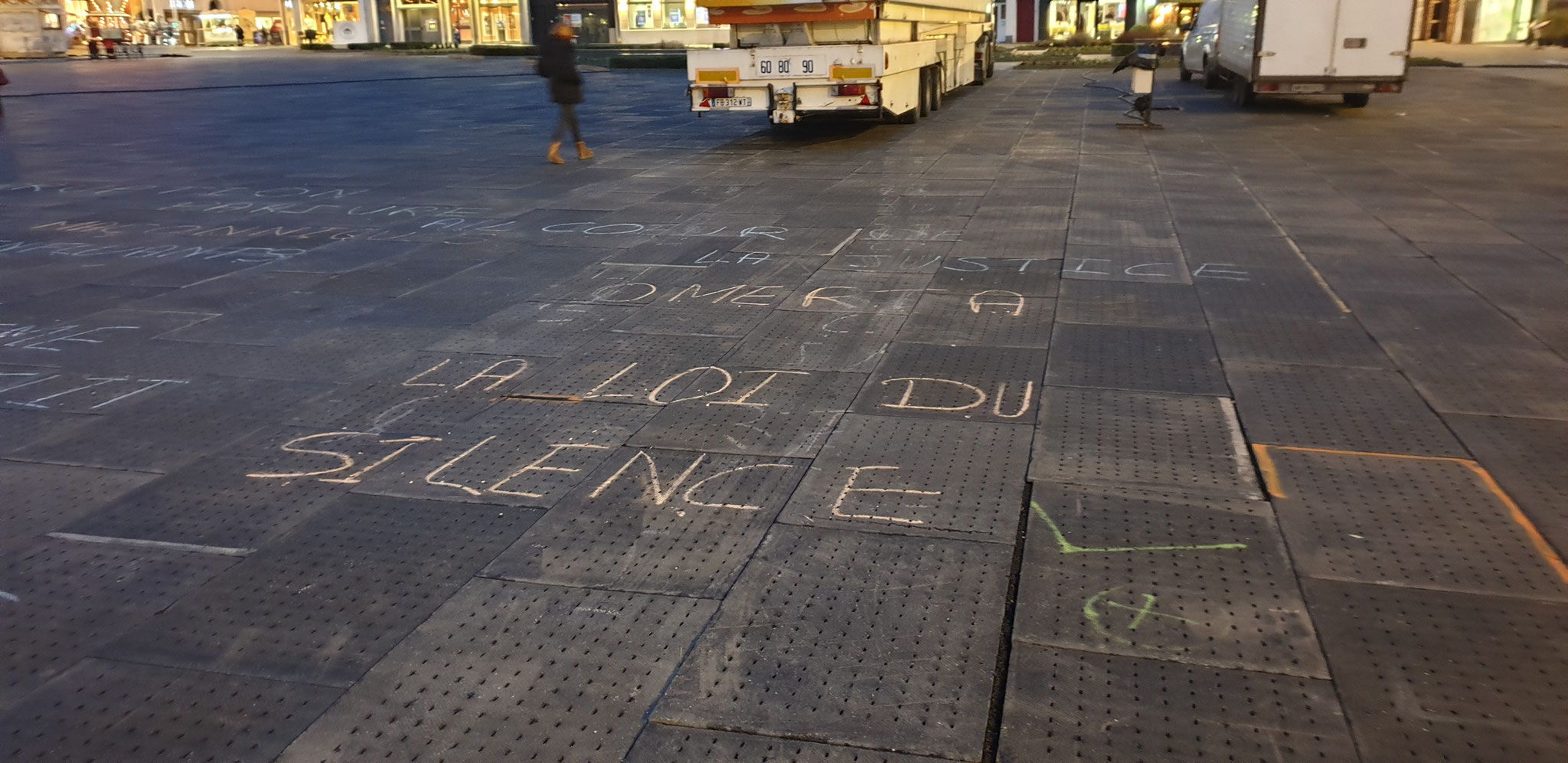 Le 29 Janvier 2020 à Saint-Quentin (02) Place de l'Hôtel de Ville