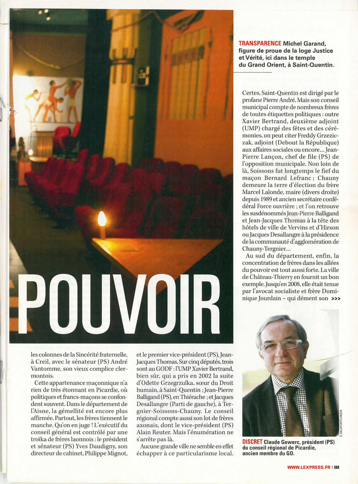 Vendredi 03 Février 2023 à 12h02 Journal l'Express N° 3067 Avril 2010 #StopCorruptionStop  www.jenesuispasunchien.fr www.jesuisvictime.fr www.jesuispatrick.fr PARJURE & CORRUPTION AU COEUR MÊME DE LA JUSTICE Le Vrai pouvoir des Francs-maçons