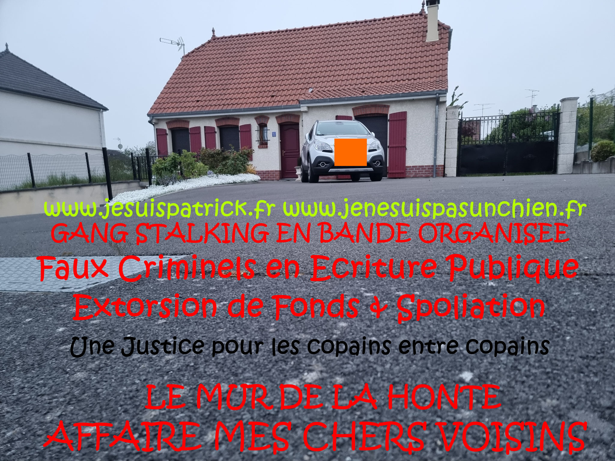 Falsification du permis de Construire et du cahier des charges du lotissement Faux en Ecriture Publique Monsieur Christian ROUSSELLE un Expert Judiciaire CORROMPU victime de GANG STAKLING #STOPCORRUPTIONSTOP www.jesuispatrick.fr AFFAIRE MES CHERS VOISINS