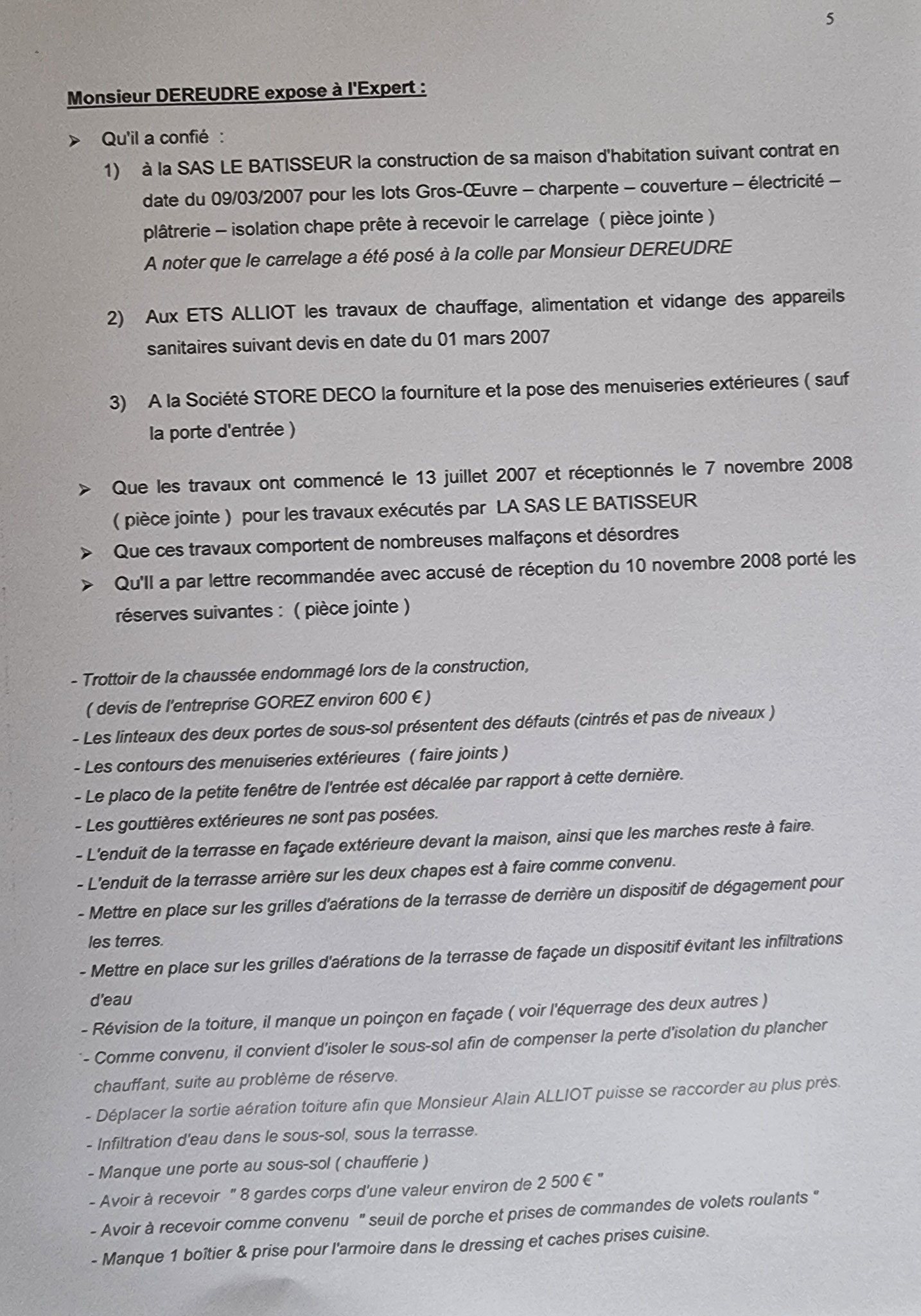 Rapport définitif de Février 2011 de Monsieur Bernard MARRON Expert Judiciaire www.stopcorruptionstop.fr www.jenesuispasunchien.fr www.jesuisvictime.fr www.jesuispatrick.fr