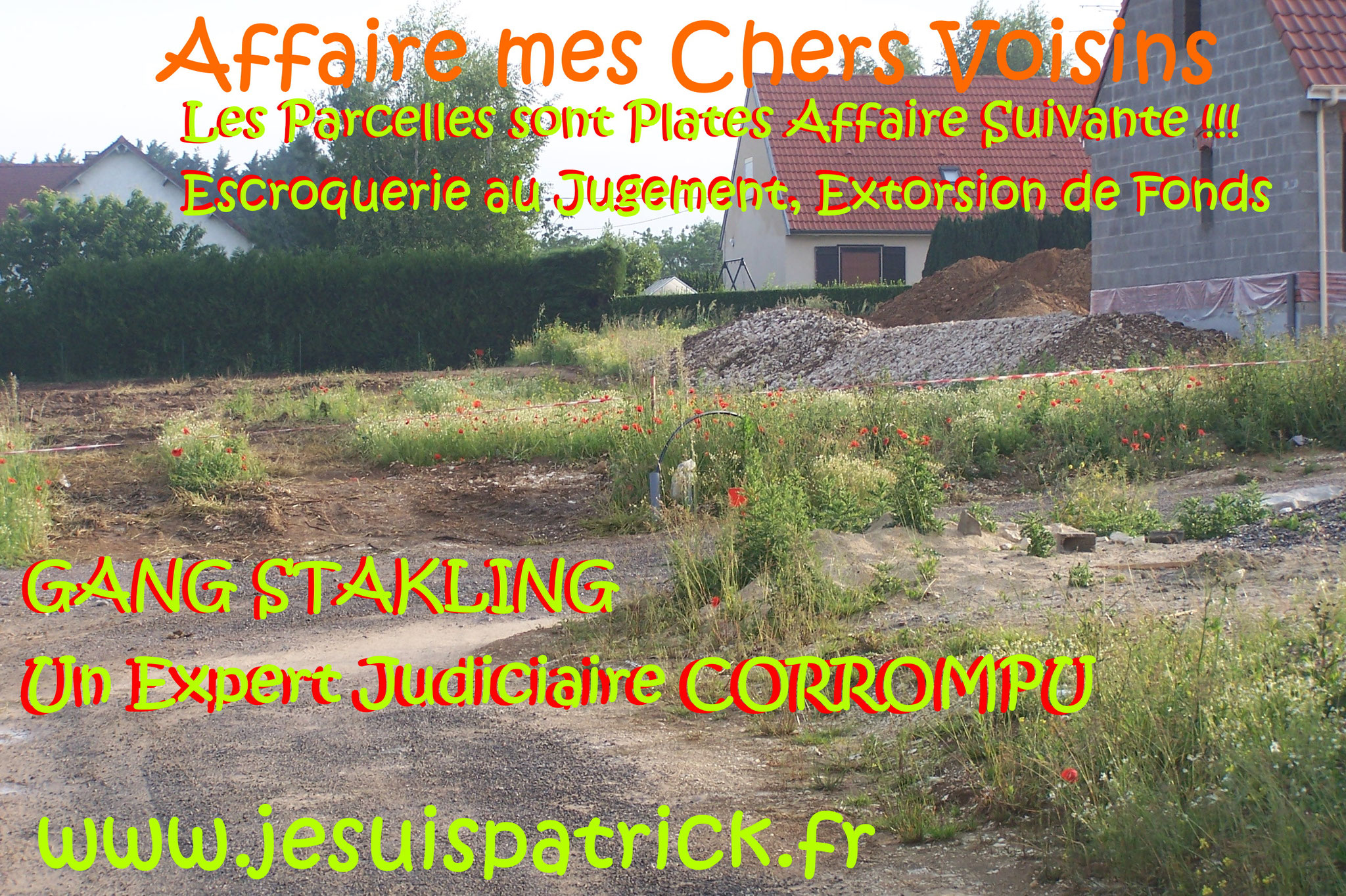 AFFAIRE MES CHERS VOISINS Gang STAKLING Extorsion de Fonds Faux Criminels en Ecriture Falsification de Documents Usage de Faux ORGANISATION CRIMINELLE TRES LUCRATIVE POUR LES COPAINS entre COPAINS www.jesuispatrick.fr www.jesuisvictime.fr FORFAITURE