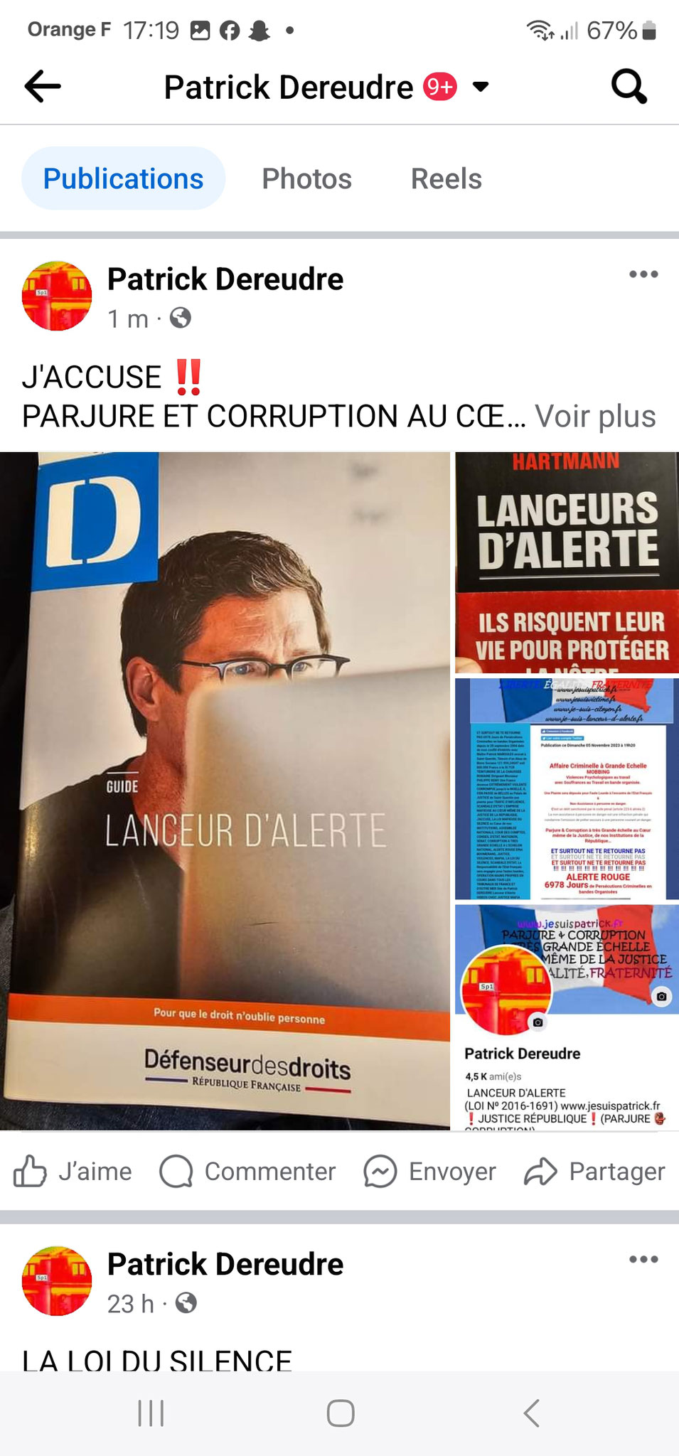 AFFAIRES CRIMINELLES LES BARONS & LES BARONNES DE LA JUSTICE 7177 Jours de persécutions criminelles en bandes organisées #CORRUPTION #VEDETTA #FAUXCRIMINELS en Ecritures Publique www.jesuispatrick.fr www.jesuisvictime.fr www.jenesuispasunchien.fr