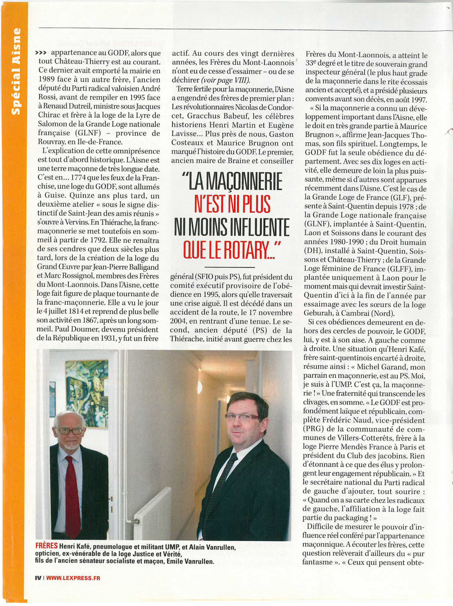 Vendredi 03 Février 2023 à 12h02 Journal l'Express N° 3067 Avril 2010 #StopCorruptionStop  www.jenesuispasunchien.fr www.jesuisvictime.fr www.jesuispatrick.fr PARJURE & CORRUPTION AU COEUR MÊME DE LA JUSTICE Le Vrai pouvoir des Francs-maçons