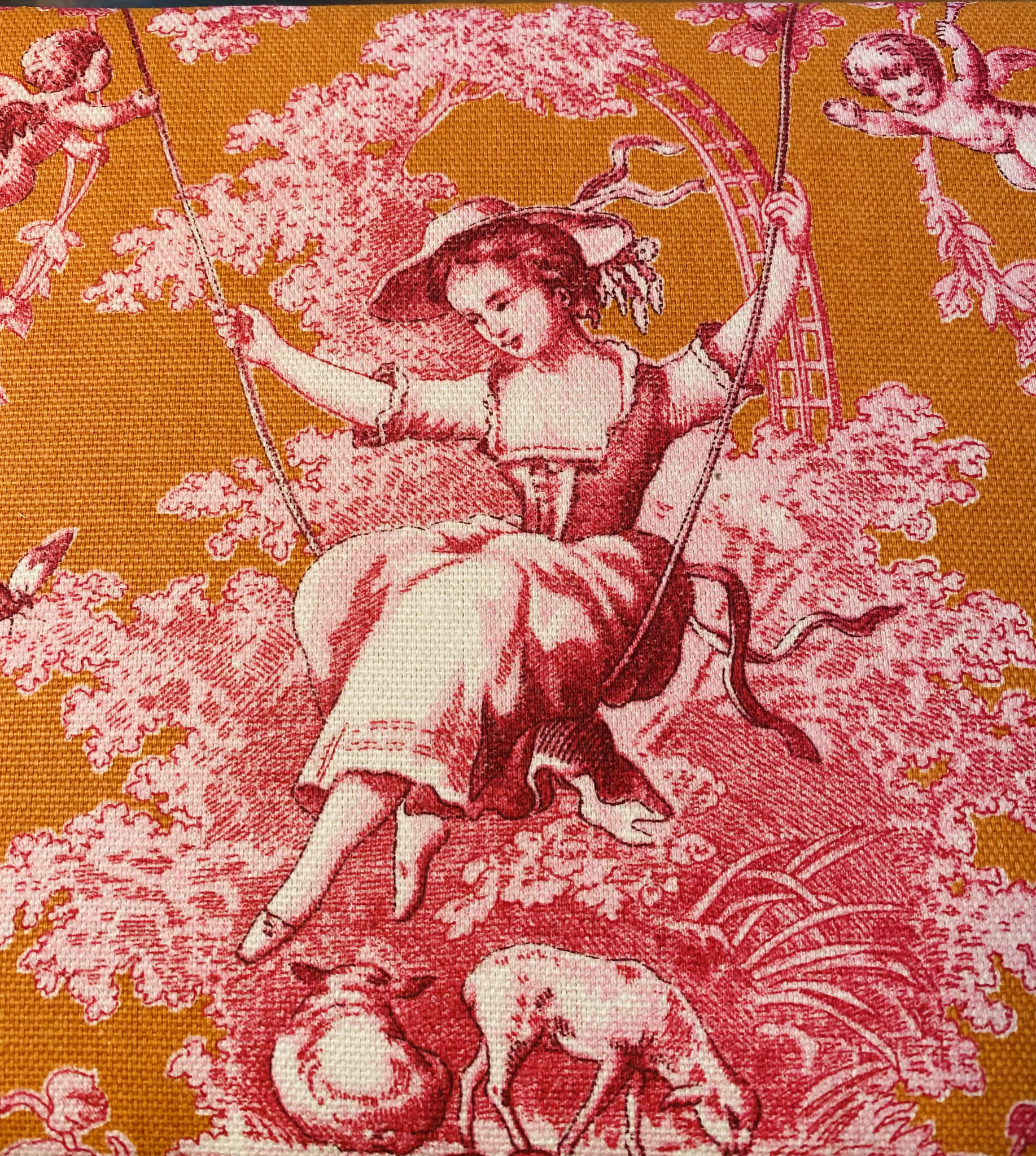 "Louisen-Schaukel" Orange - Detail