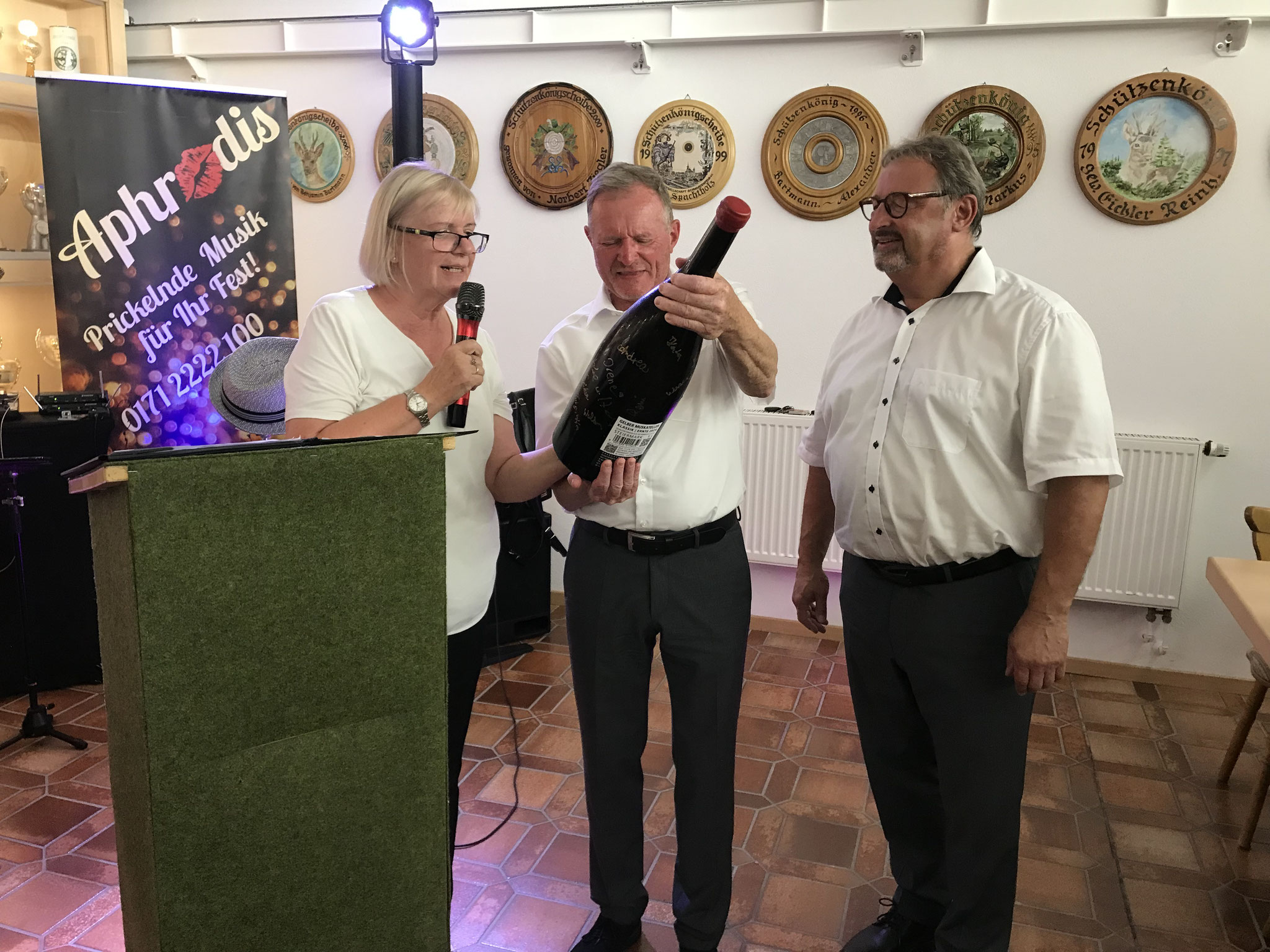 Christine Partl, Alois Graf und Dirigent Stefan Wilhelm