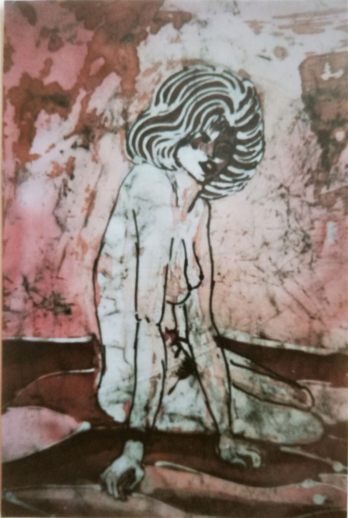Batik aus dem Jahr 1988    verkauft