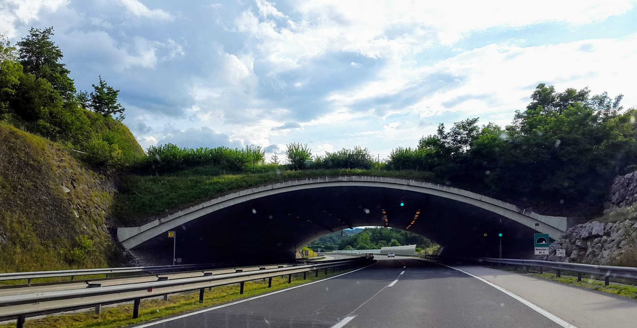 Wildbrücke in Slowenien