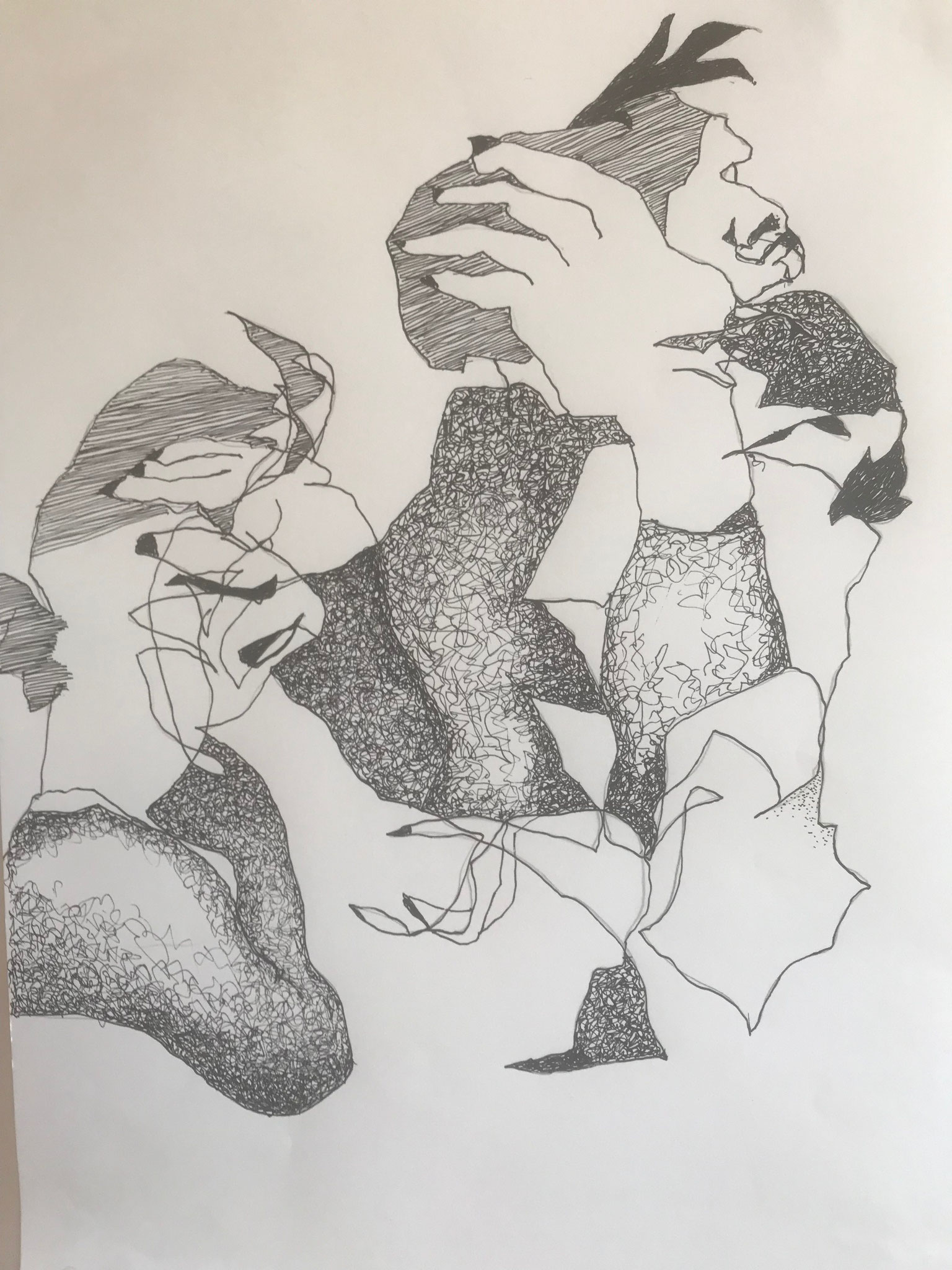 Fineliner auf Papier 2    30x40cm