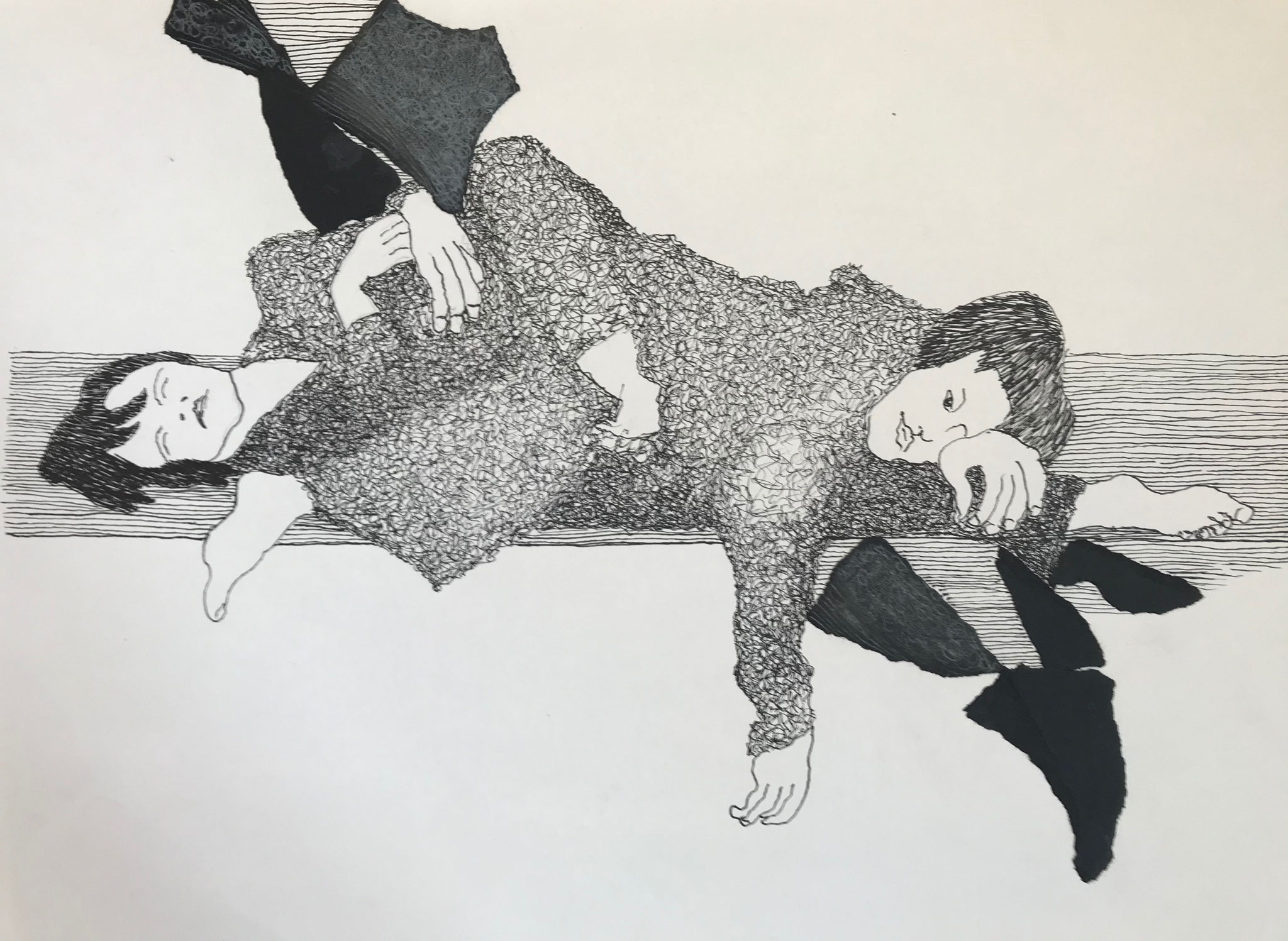 Fineliner Collage   29x42cm