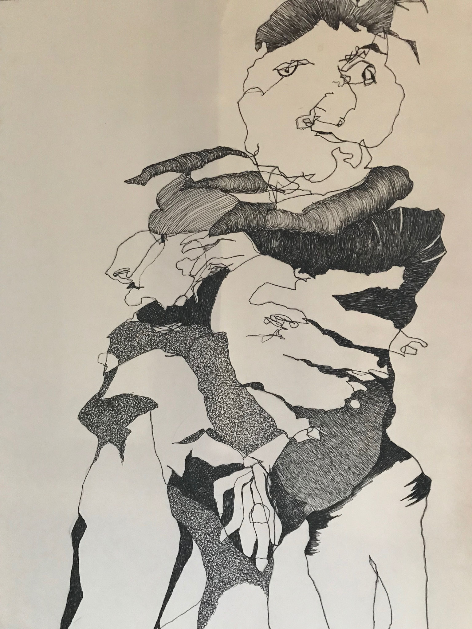 Fineliner auf Papier  50x70cm