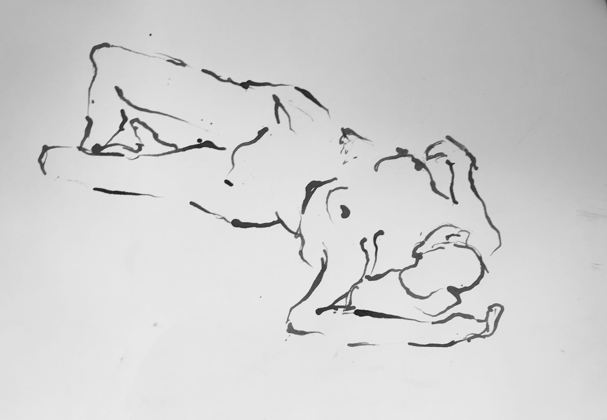 schnelle Skizzen auf Papier DIN A4