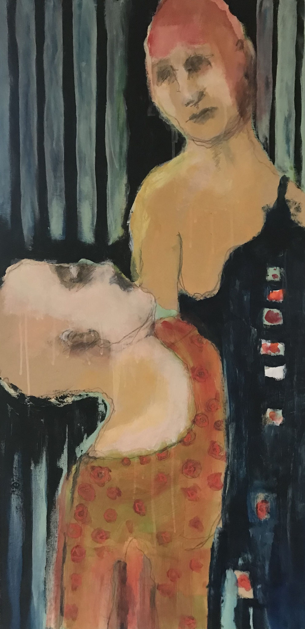 Acryl / Collage 100 x 50