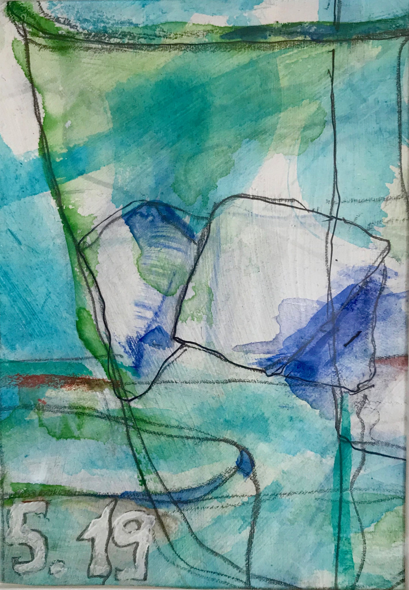 mixed media   10,5x14,5cm