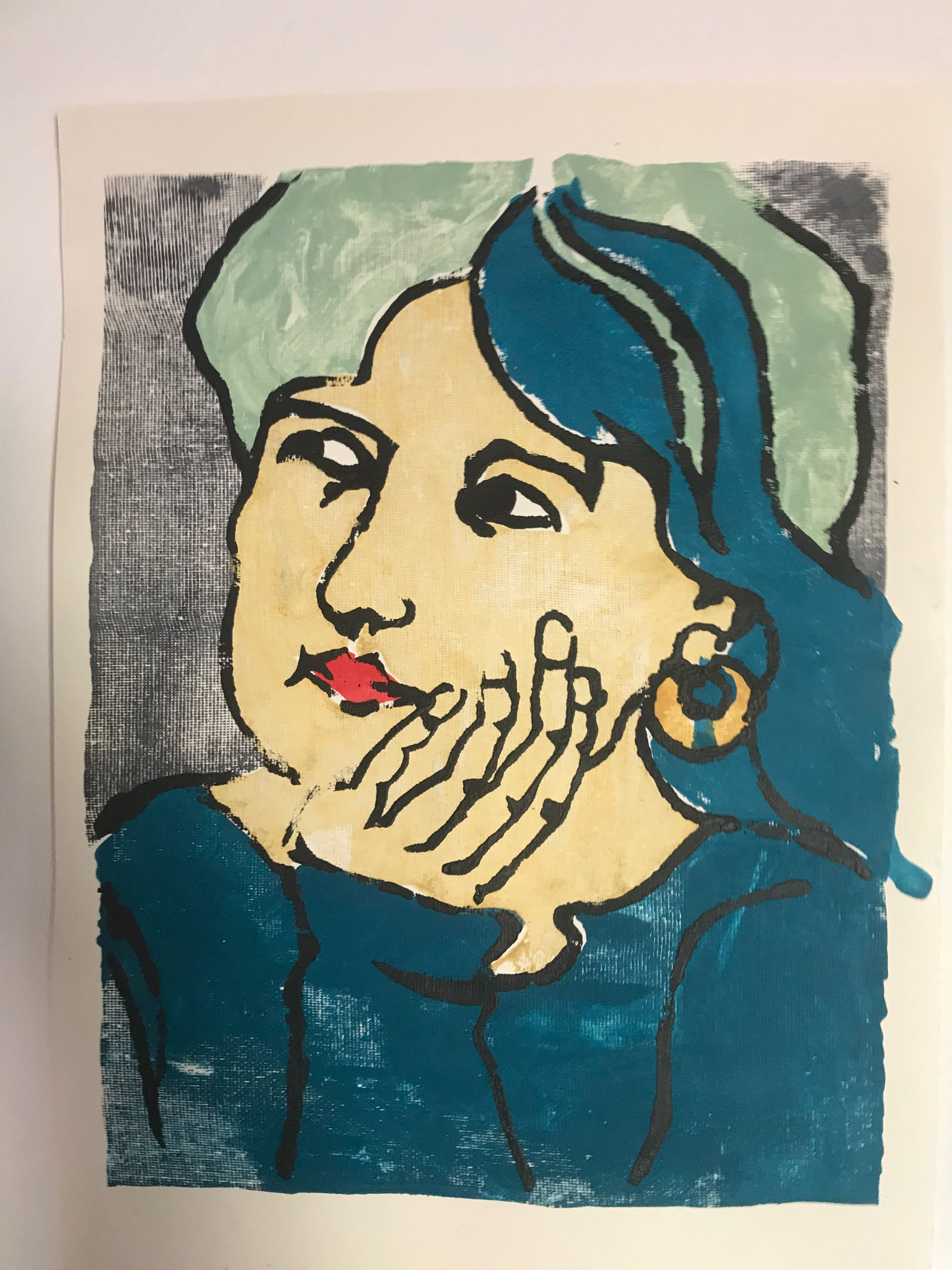 Siebdruck 4.  35x50cm