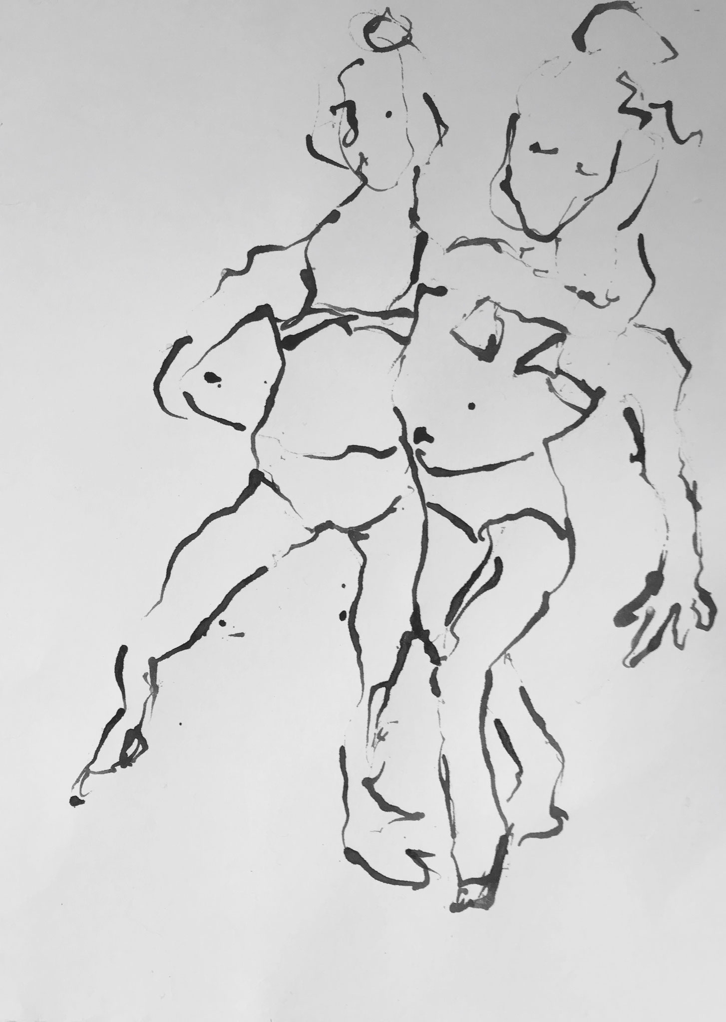schnelle Skizzen auf Papier DIN A4