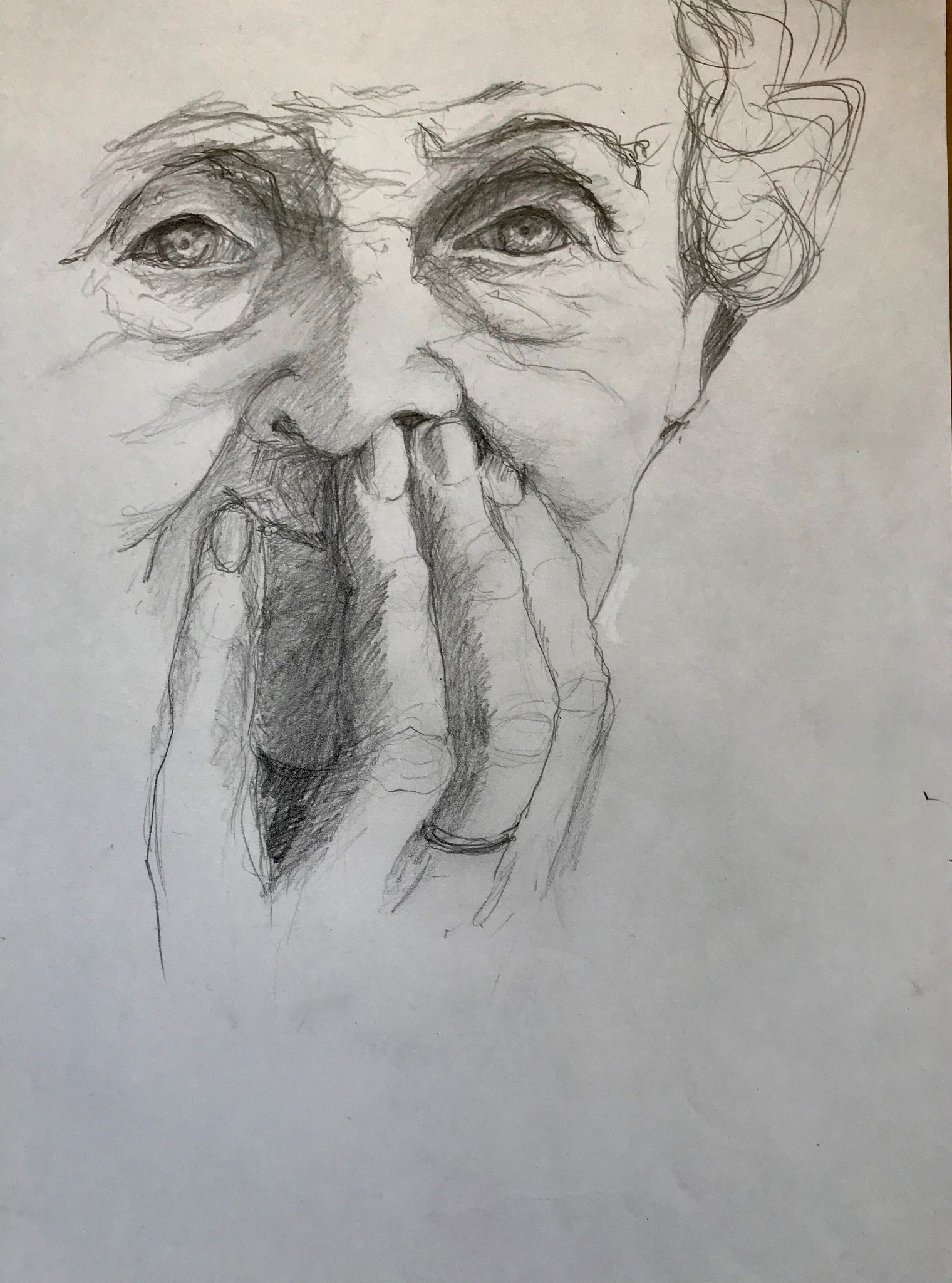 Bleistiftskizze 30x42cm