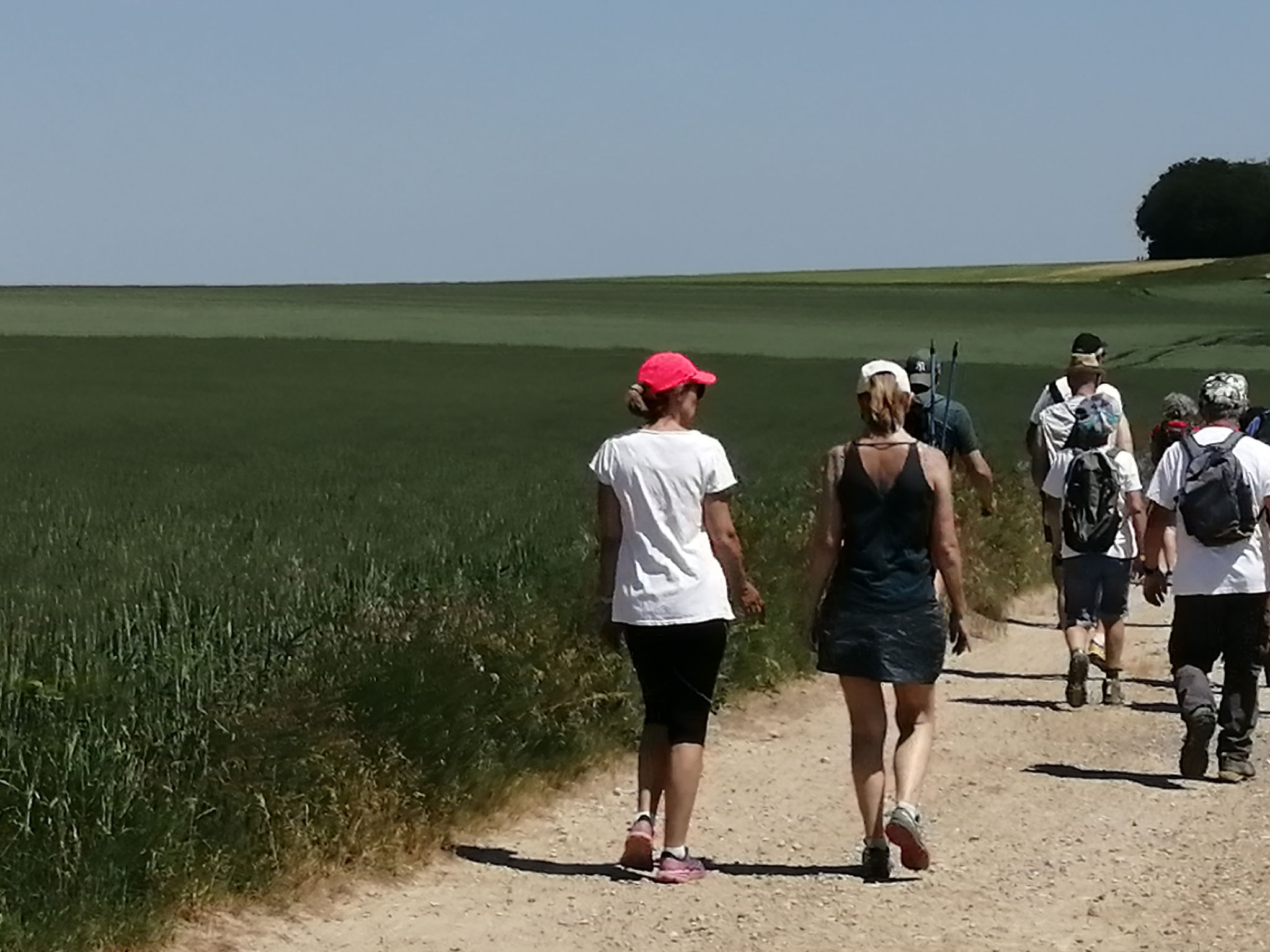 On marche d'un bon pas ...
