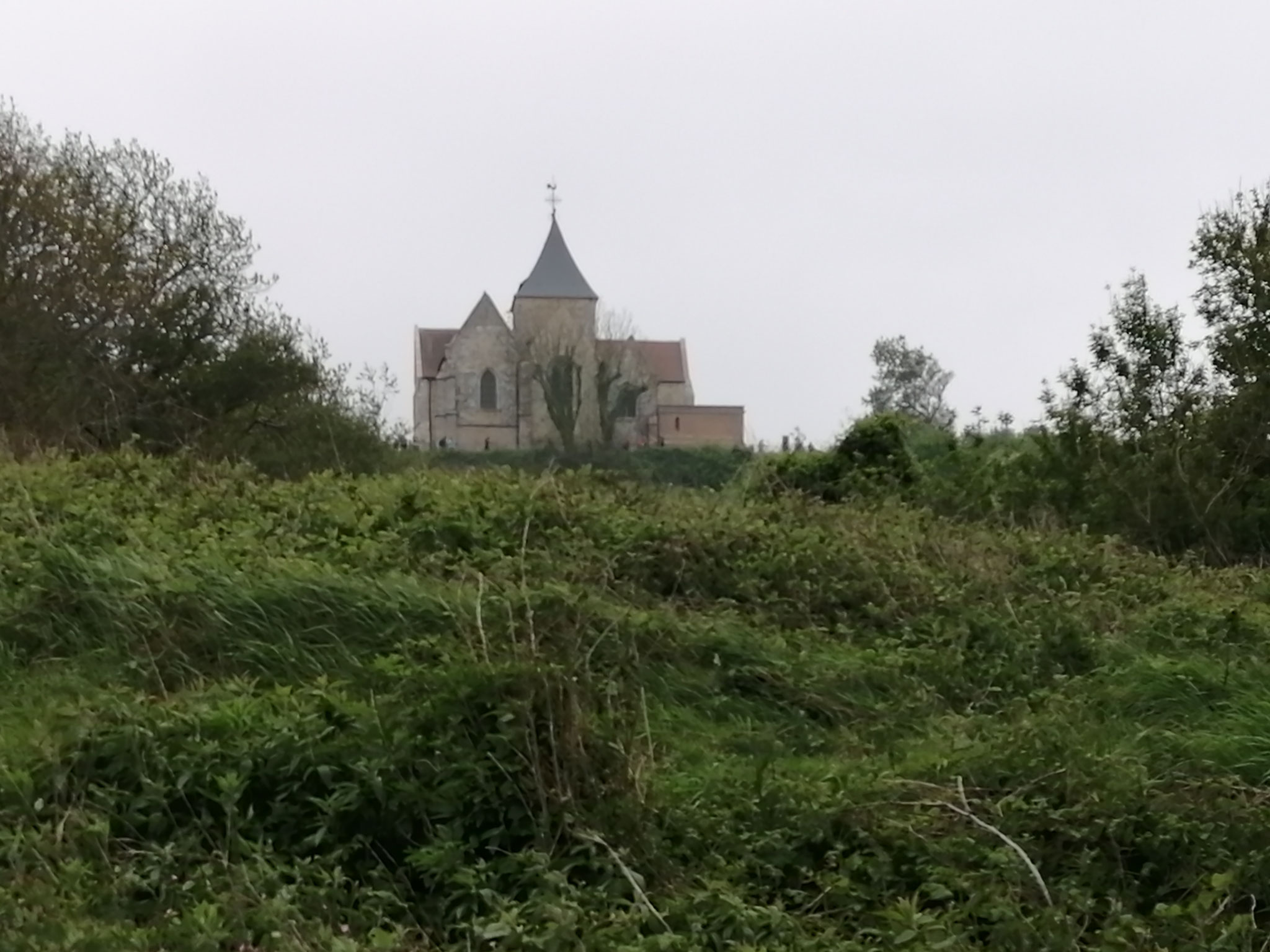 L'église Saint Valéry de Varengeville-sur-Mer.