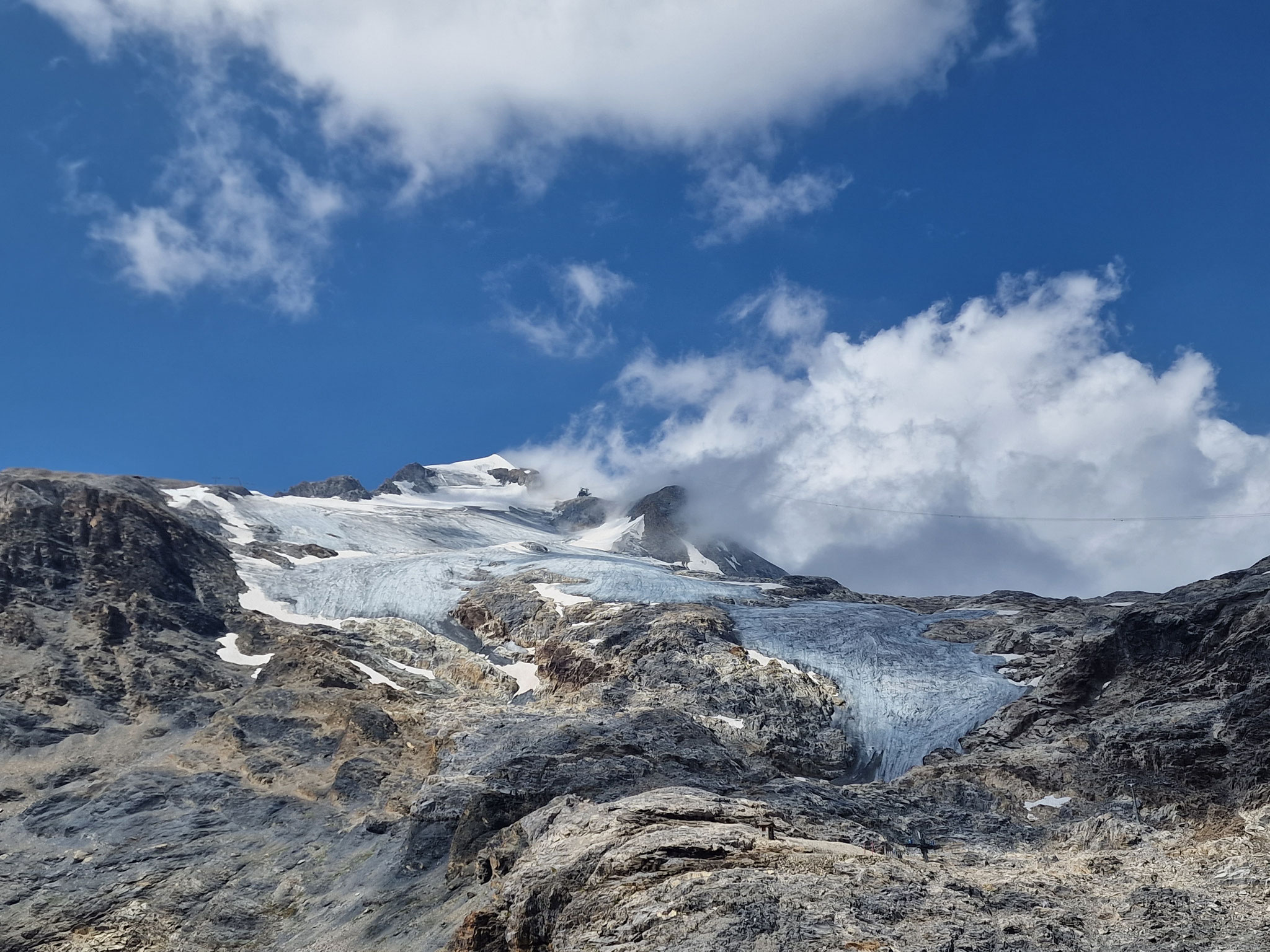Le glacier de La Grande Motte (ou ce qu'il en reste)