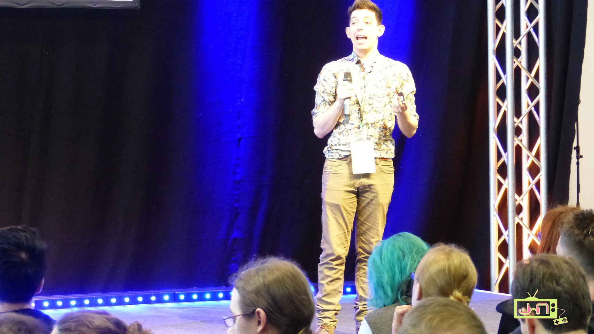 Cosplayer Manuel D'Andrea referierte auch über Crossplay (genderübergreifendes Cosplay)