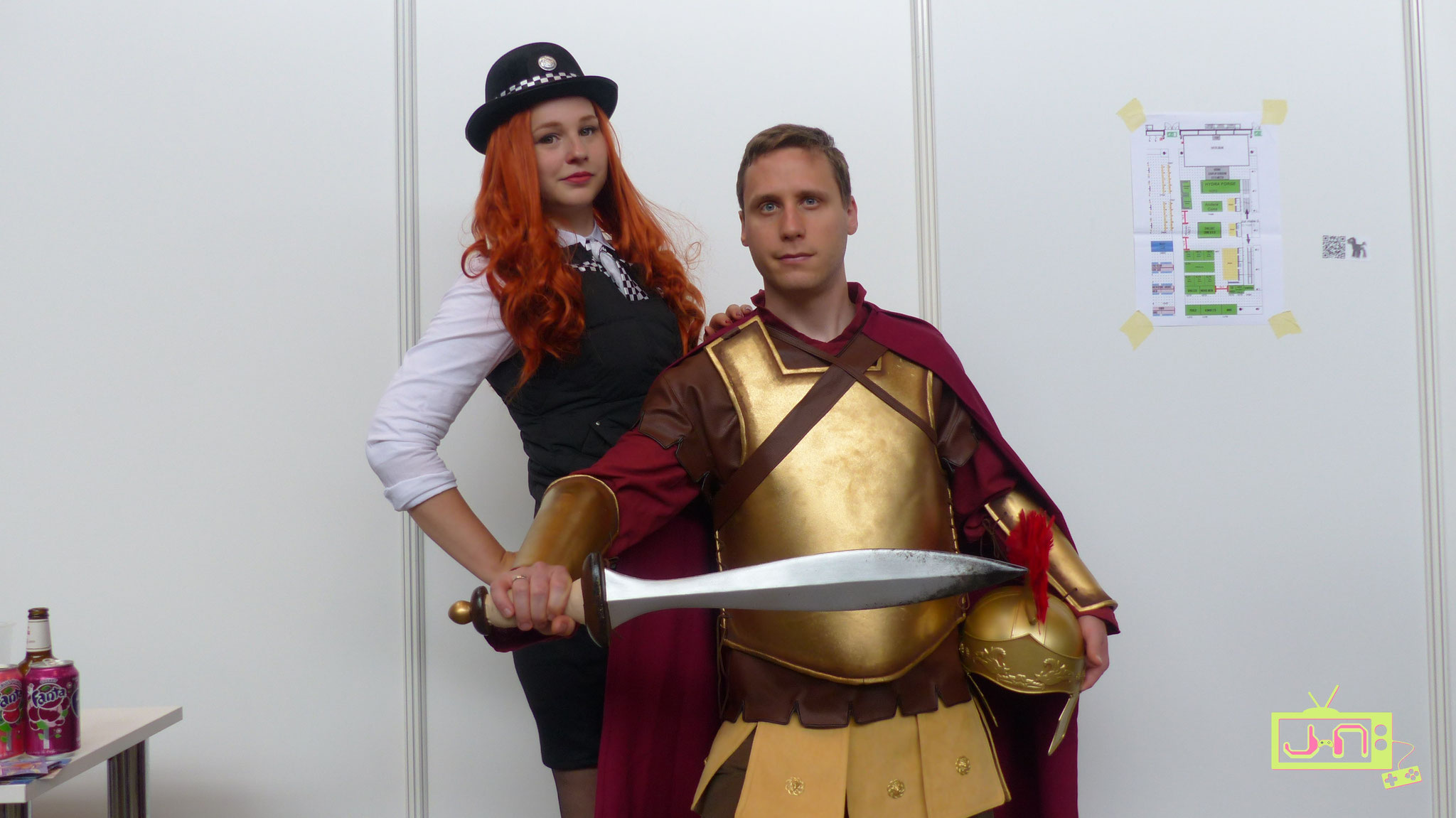 Emily Pond and Rory, den Nerdtalk gab es nach dem Foto noch dazu. Big Whovians like me.