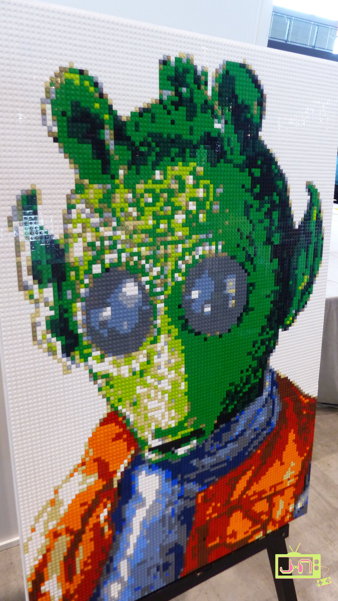 Mit Lego kann man auch Porträt