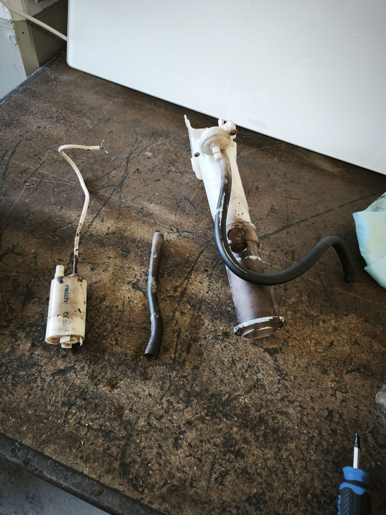 Thedford C200 - Austausch defekte Pumpe