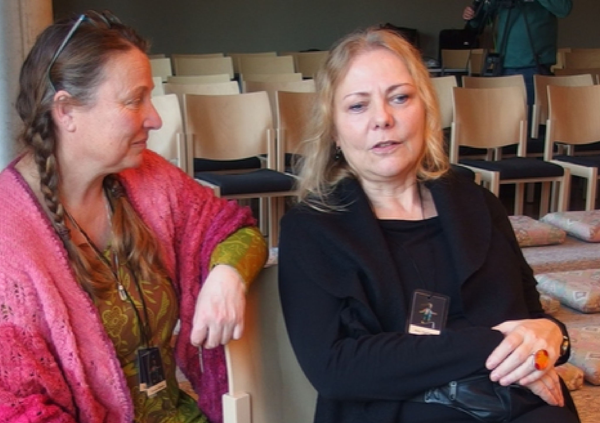 Schona Mihalys und Petra Kleefeld...