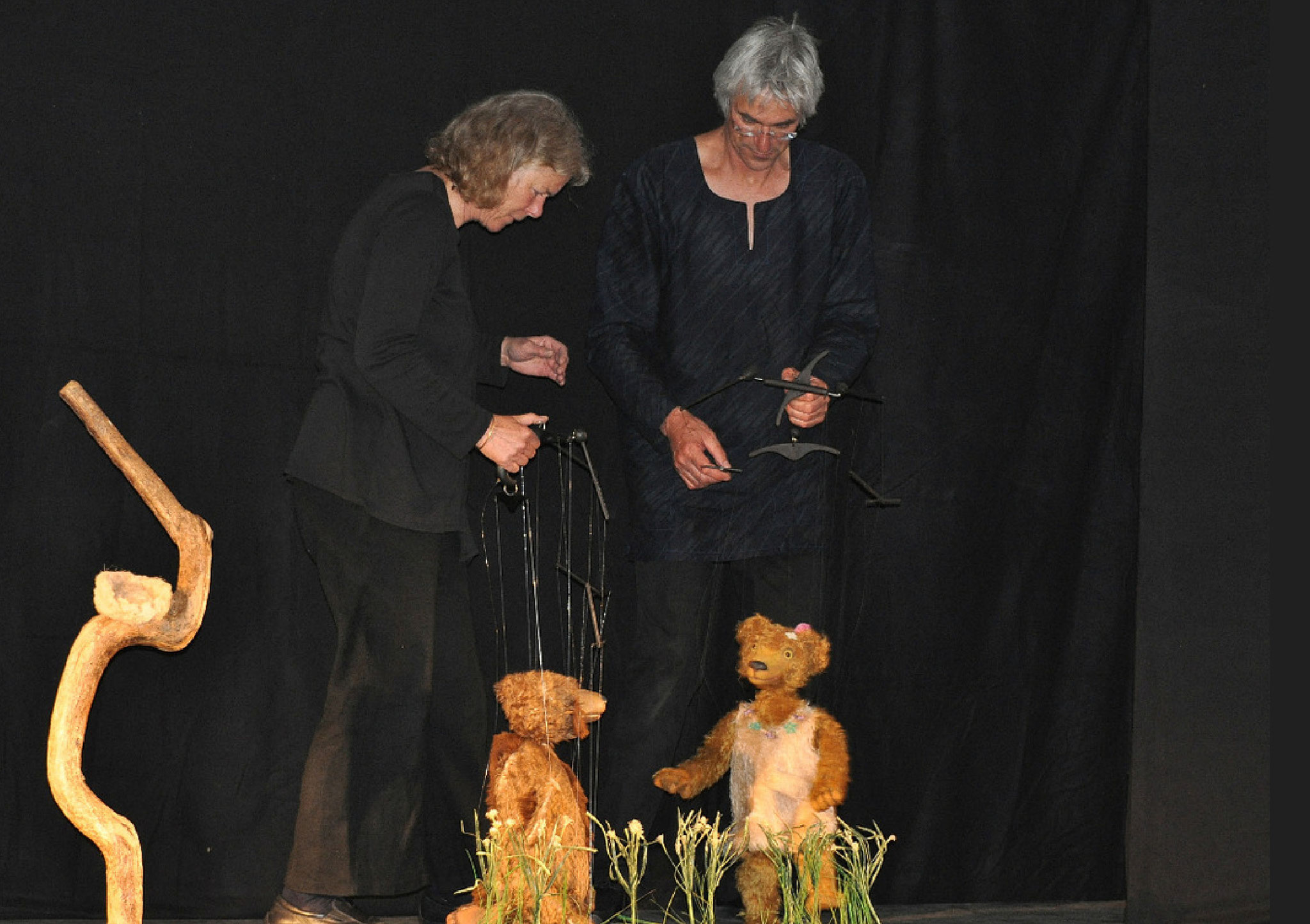 Marlene Gmelin und Detlef Schmelz spielen "Kinderleicht".