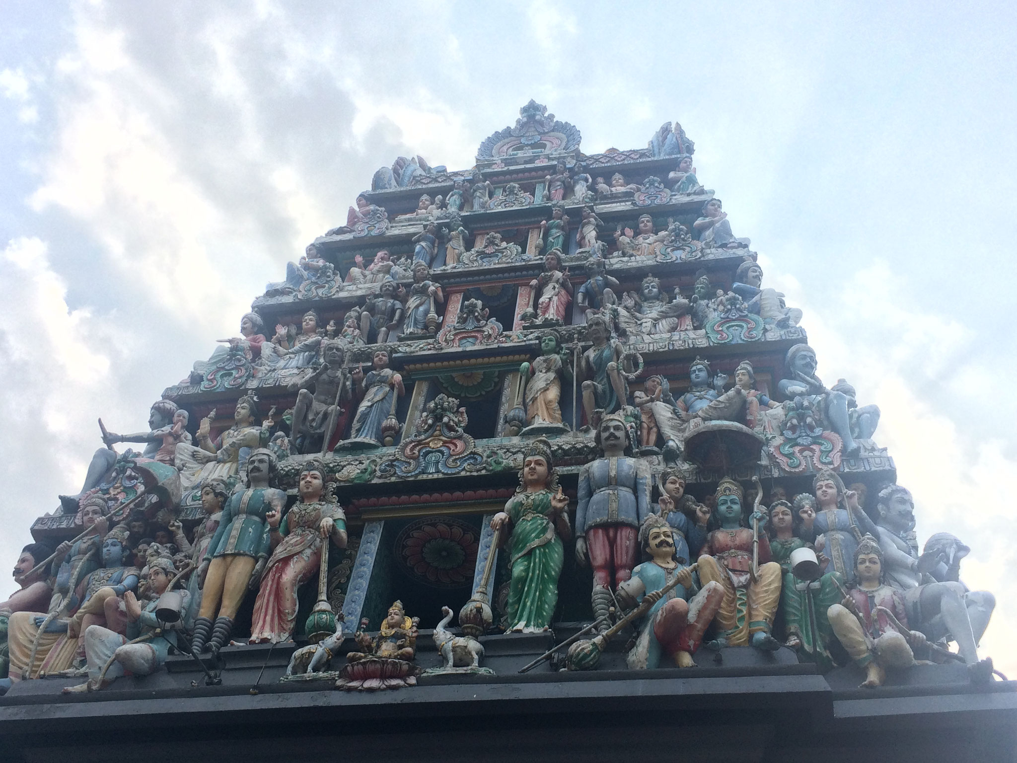 "Sri Mariamman Temple" - Hindu temple are just so different from Buddhist ones (as you can probably already see...)