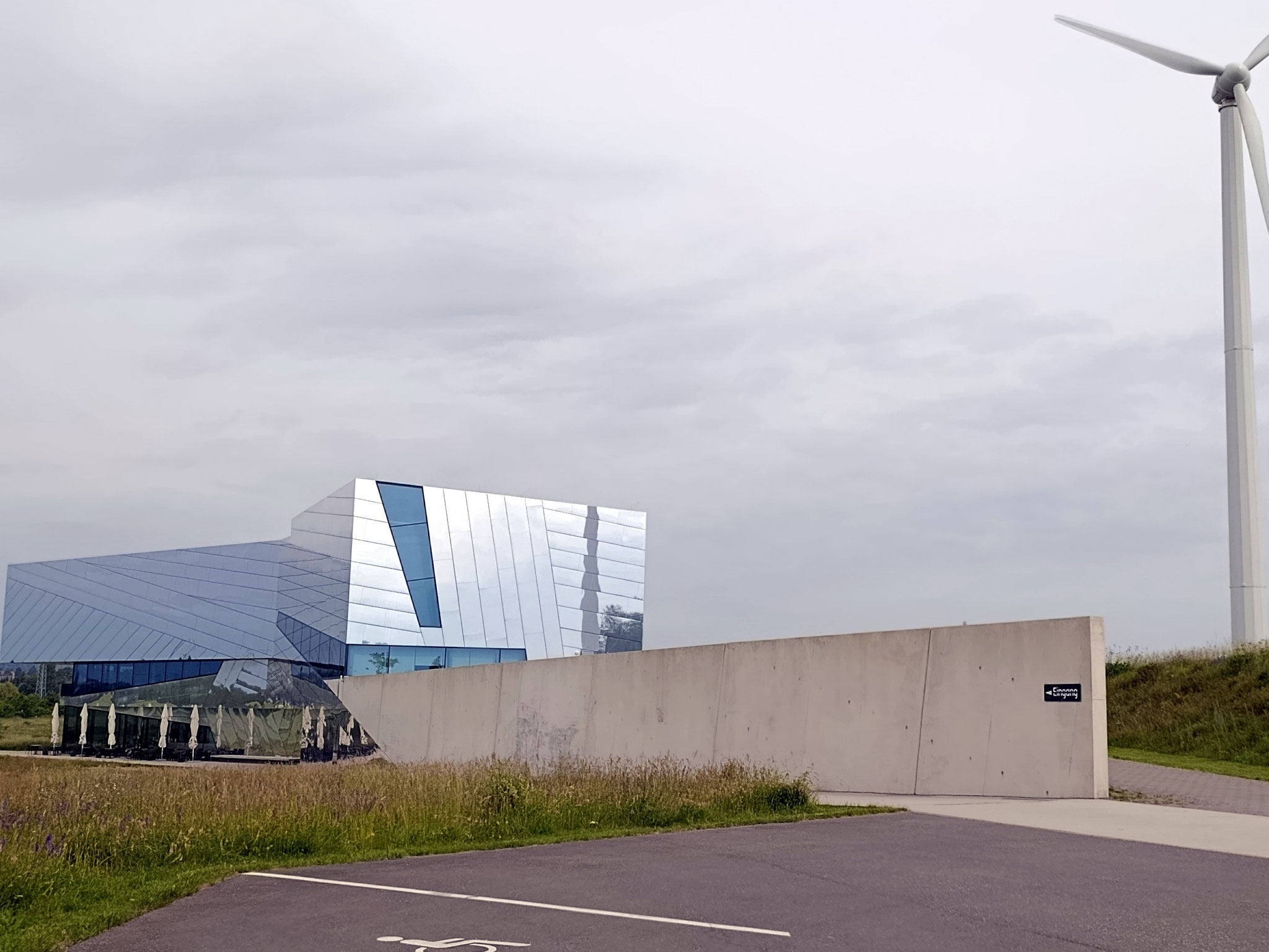 Das Museum wirkt sehr modern