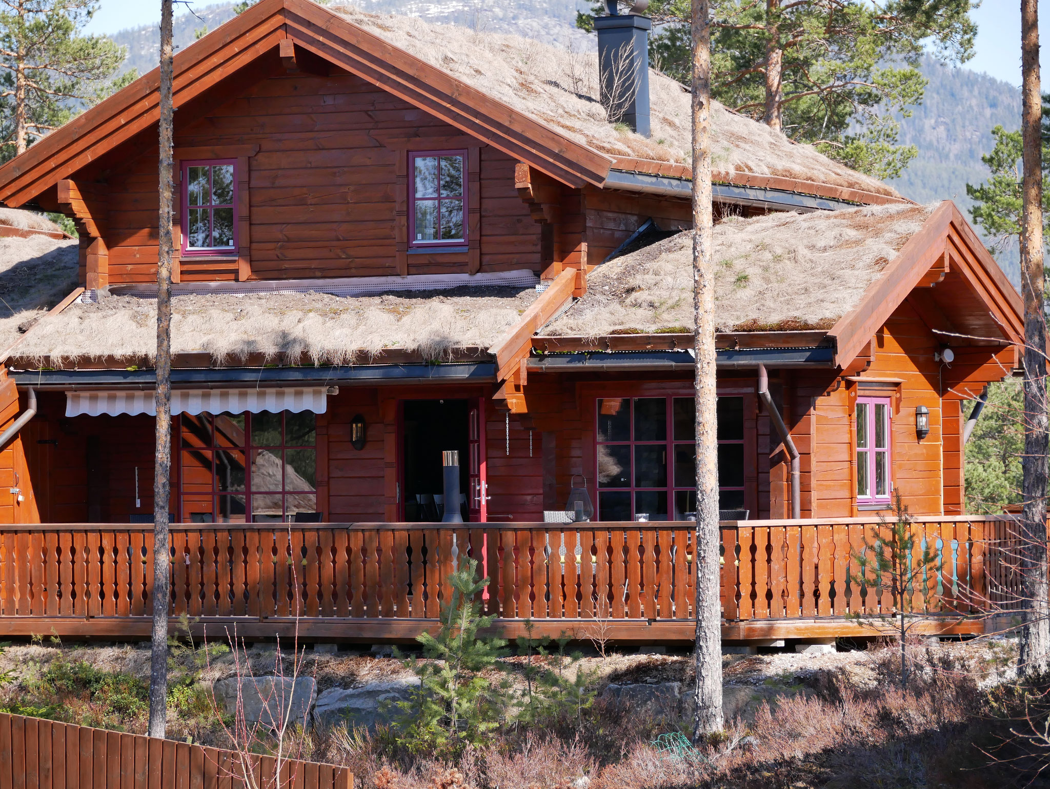 Typisch Norwegisches Holzhaus Gemutliches Ferienhaus In Vradal Provinz Telemark Sudnorwegen Zu Vermieten
