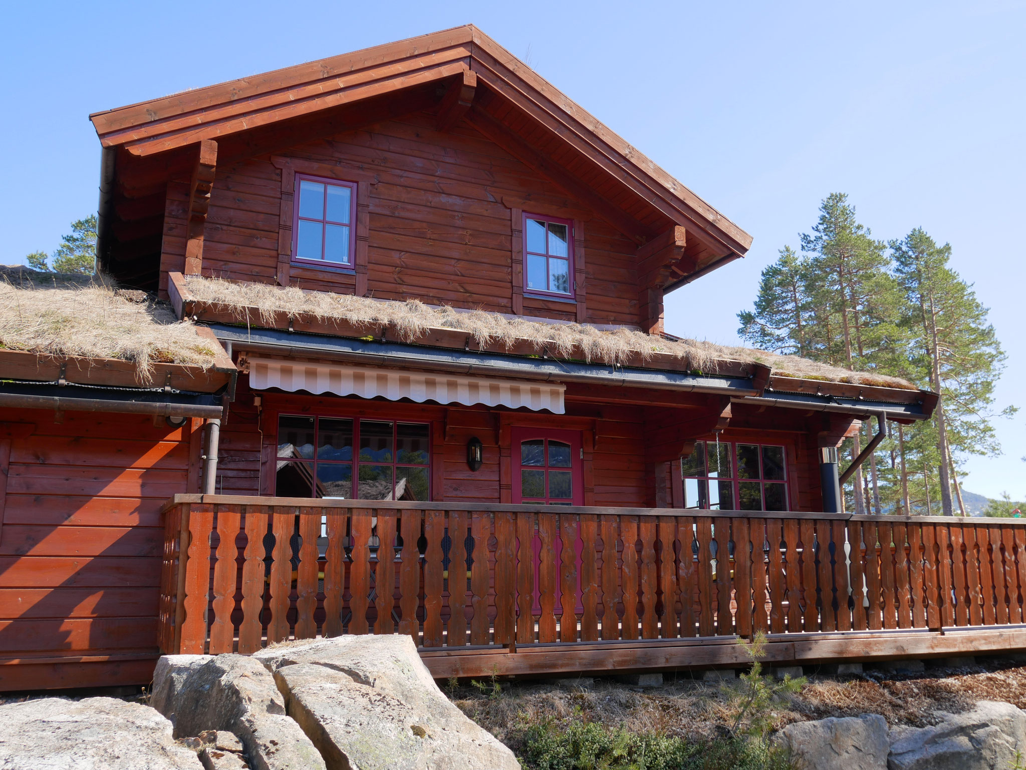 Typisch Norwegisches Holzhaus Gemutliches Ferienhaus In Vradal Provinz Telemark Sudnorwegen Zu Vermieten