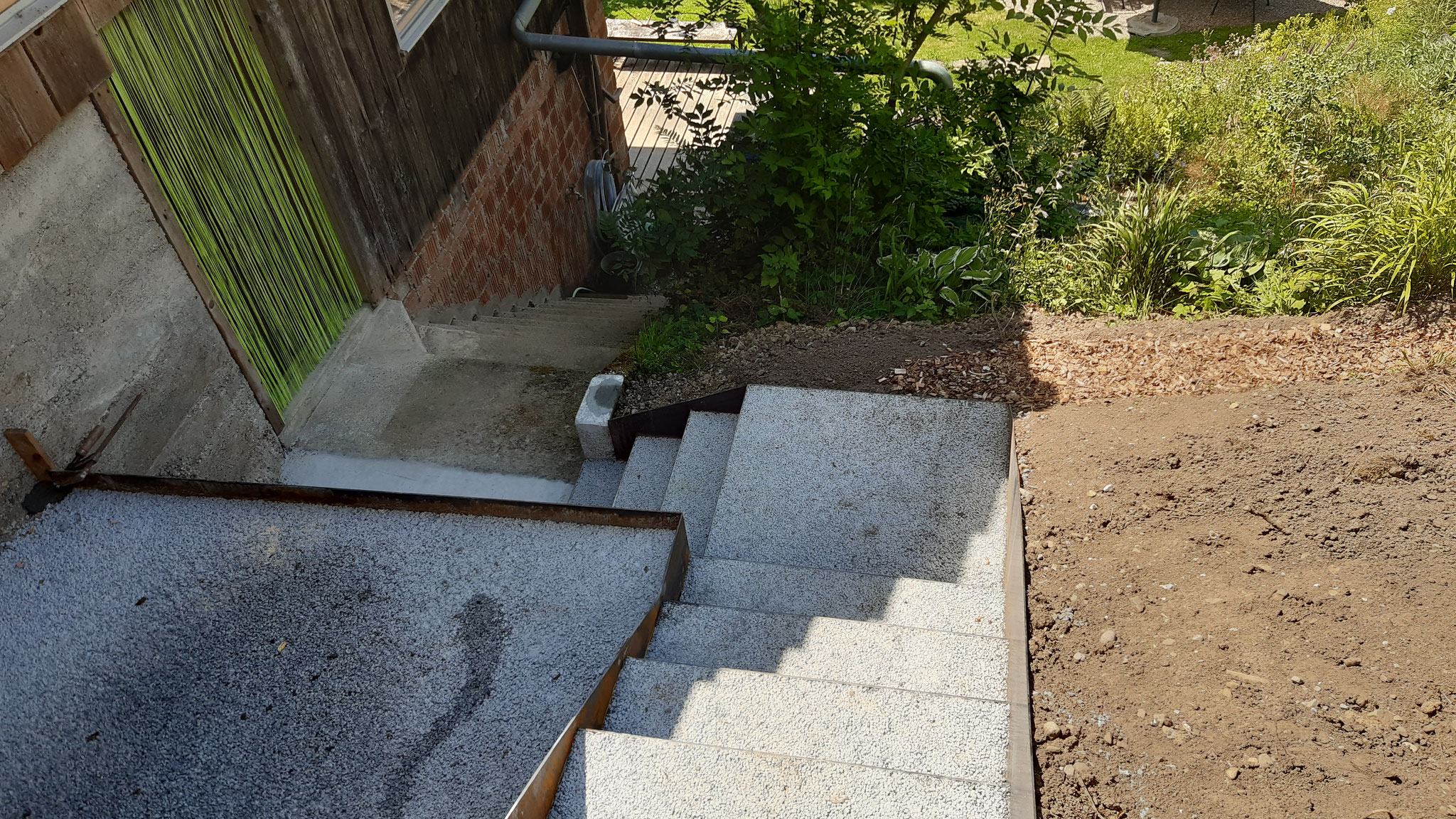 Treppenanlage, Stahl-Beton Kombi, Schmiedrued AG