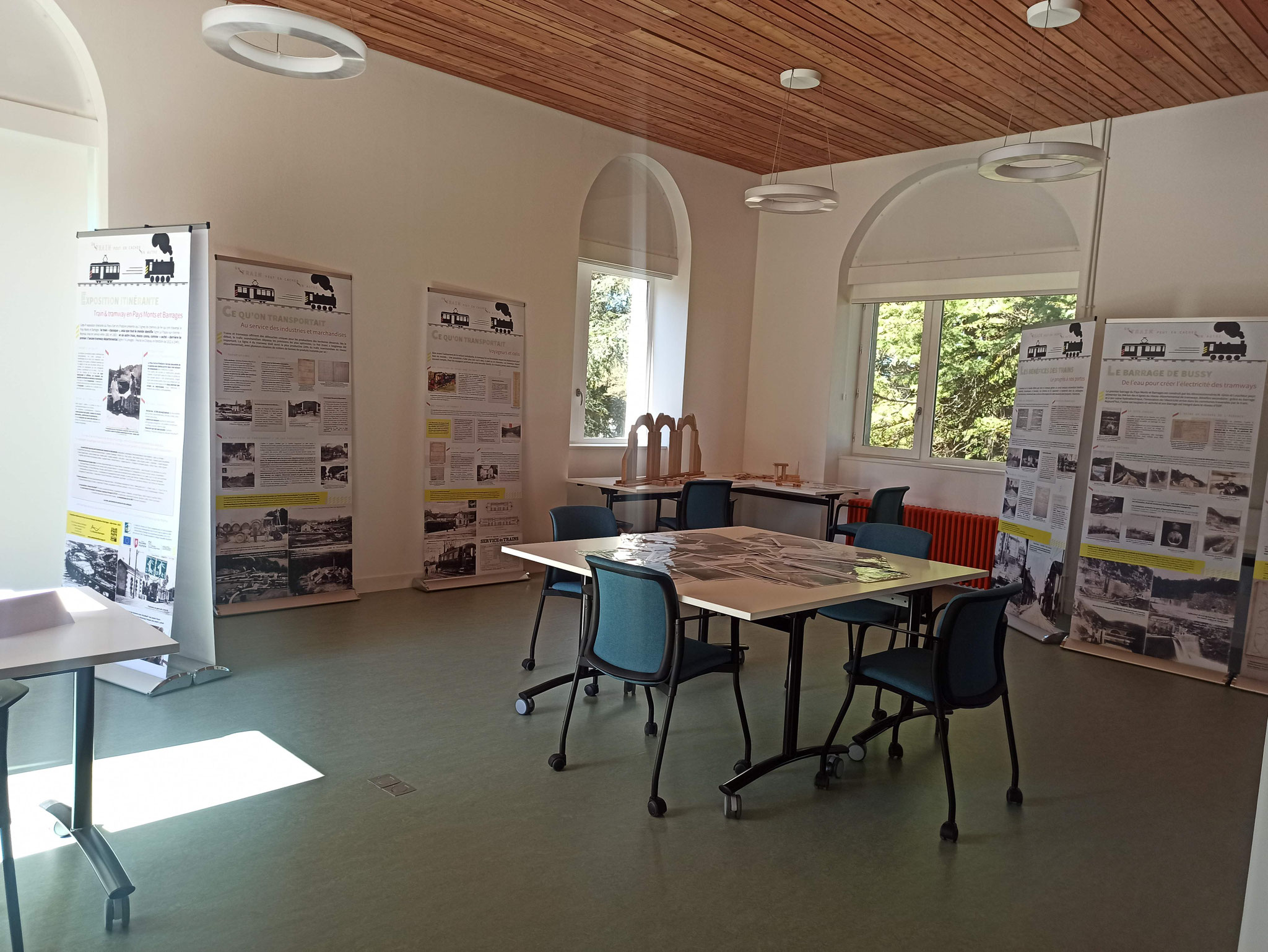 L'exposition à Châteauneuf-la-Forêt (mars 2024).