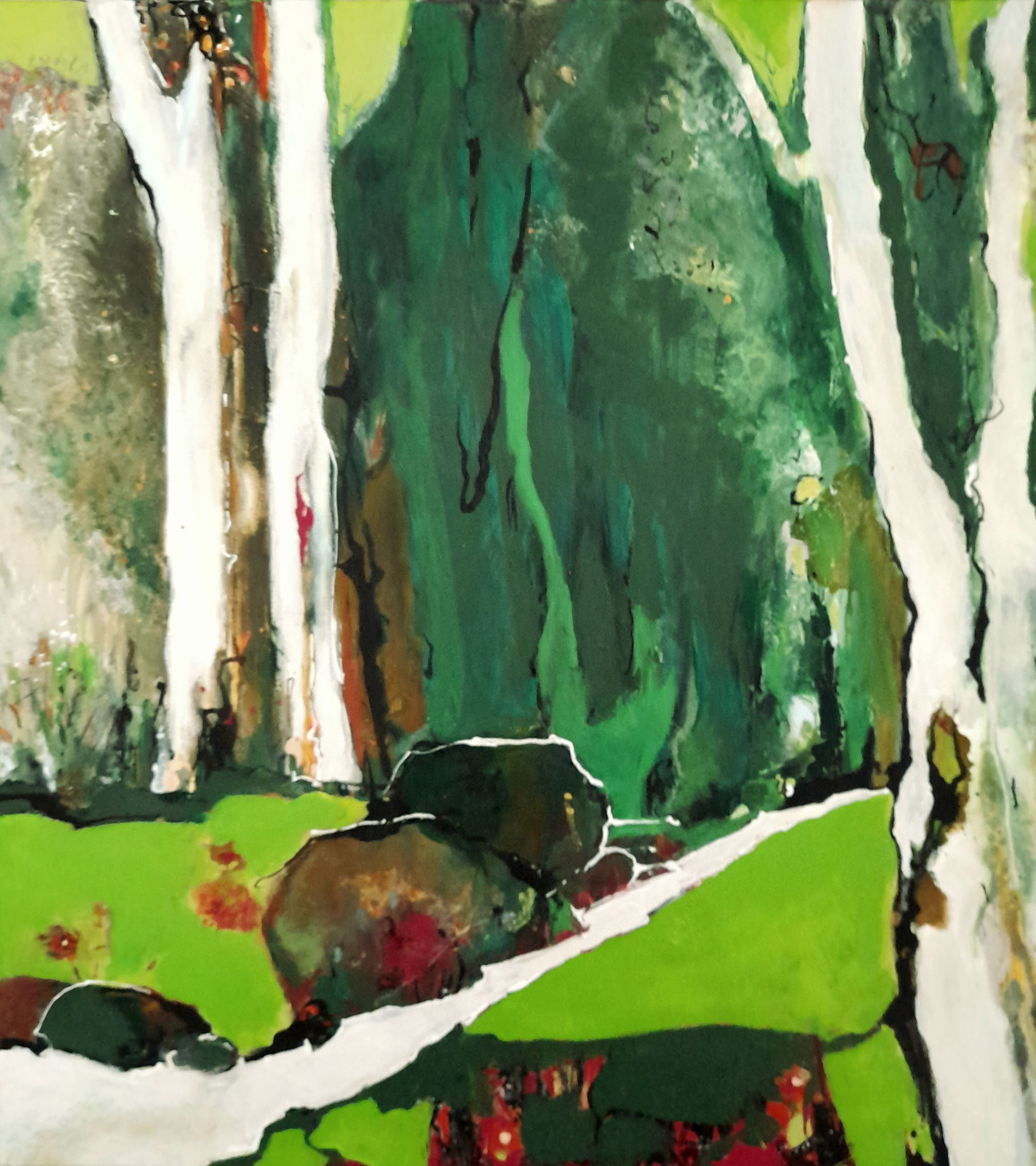 Waldeslust I    80x80 cm   