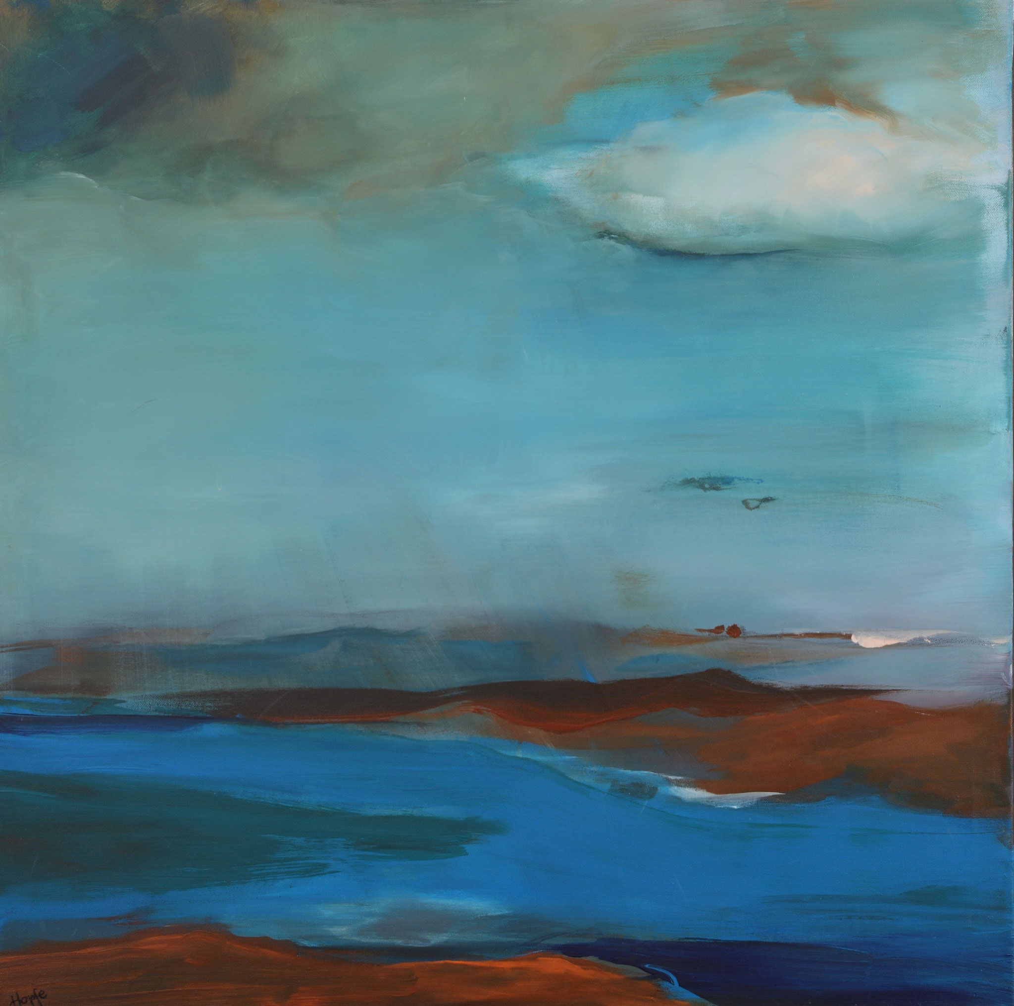 Vor dem Regen 80x80 cm  Geschenk