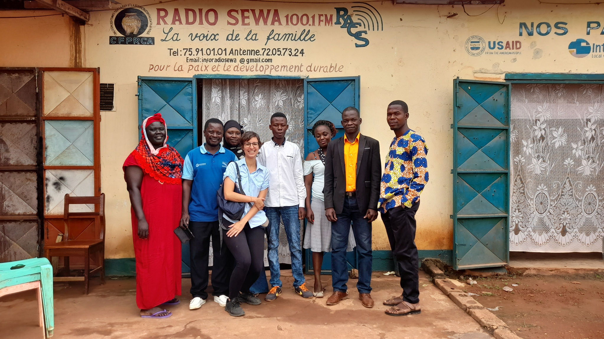 This photo was taken in 1 November 2021, during my visit to the community radio Sewa in the neighbourhood Pk-5 or 'Kilometer 5'.