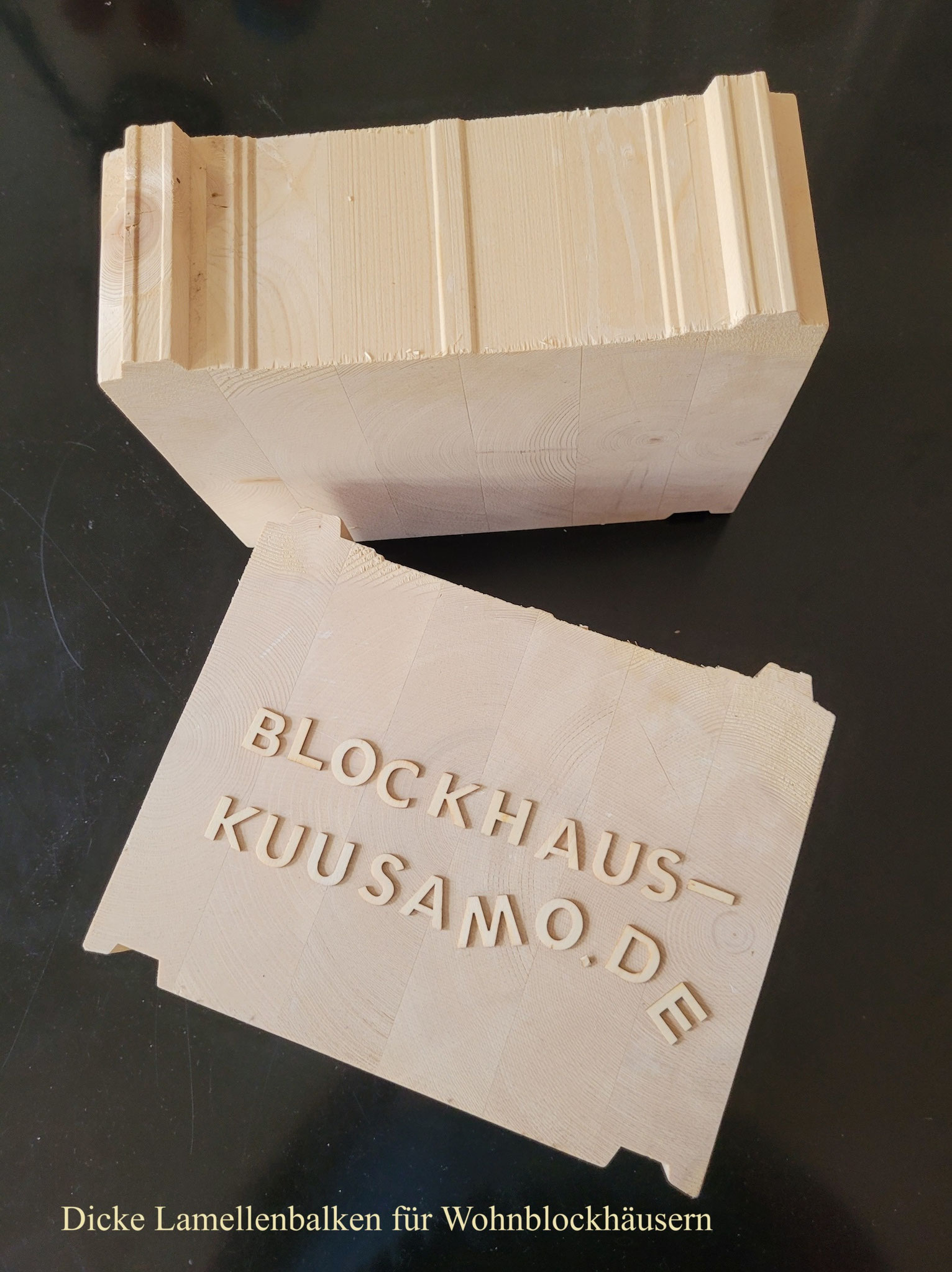 Formstabile Lamellenbalken aus Polarholz